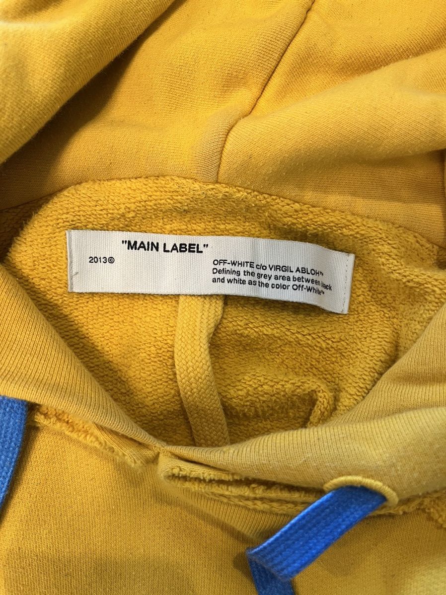 Off-White off white oversized industrial Y013 hoodie Size US M / EU 48-50 / 2 - 6 Thumbnail