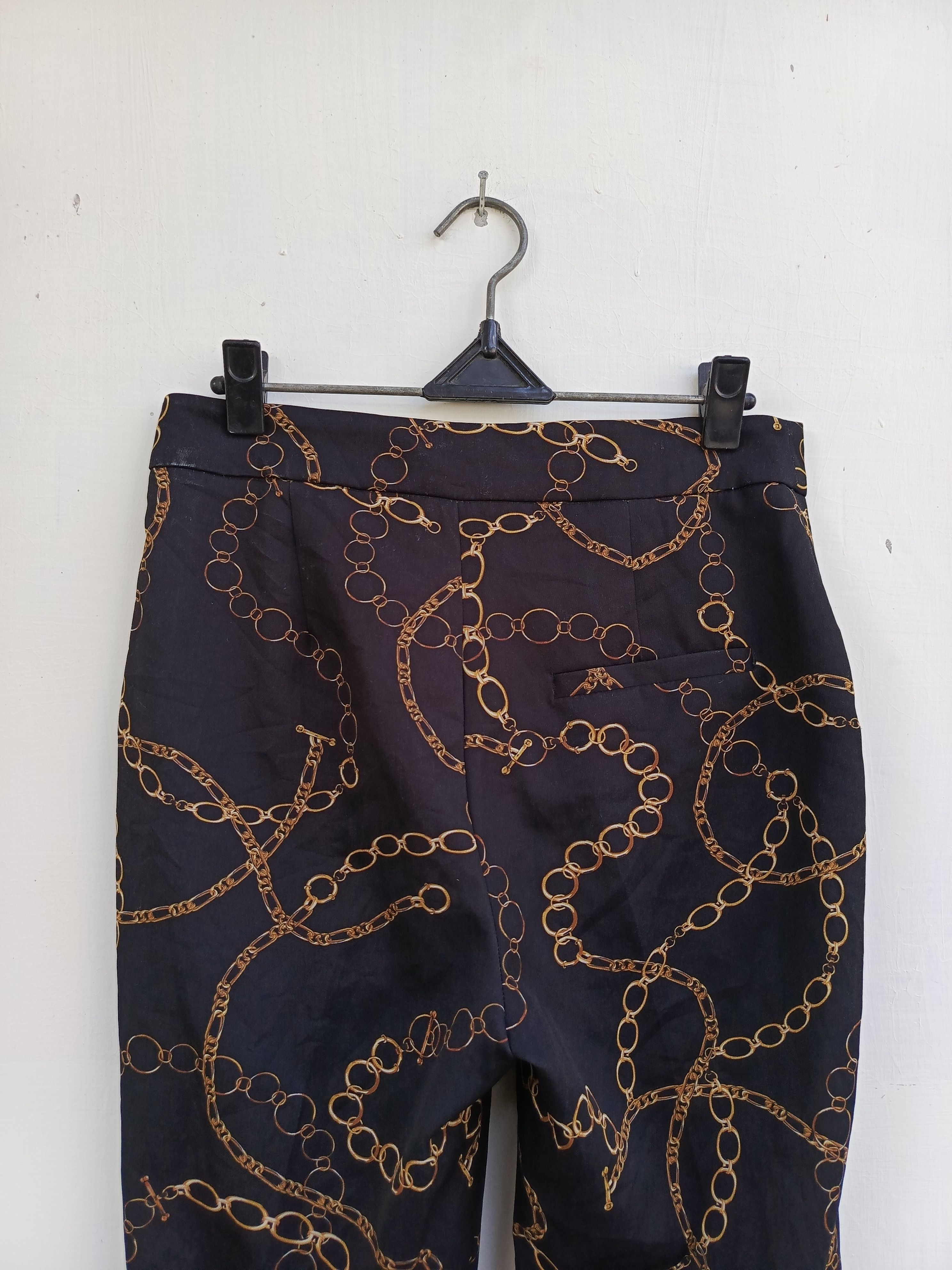 Zara Zara chain pattern women pants Size 26" / US 2 / IT 38 - 6 Thumbnail