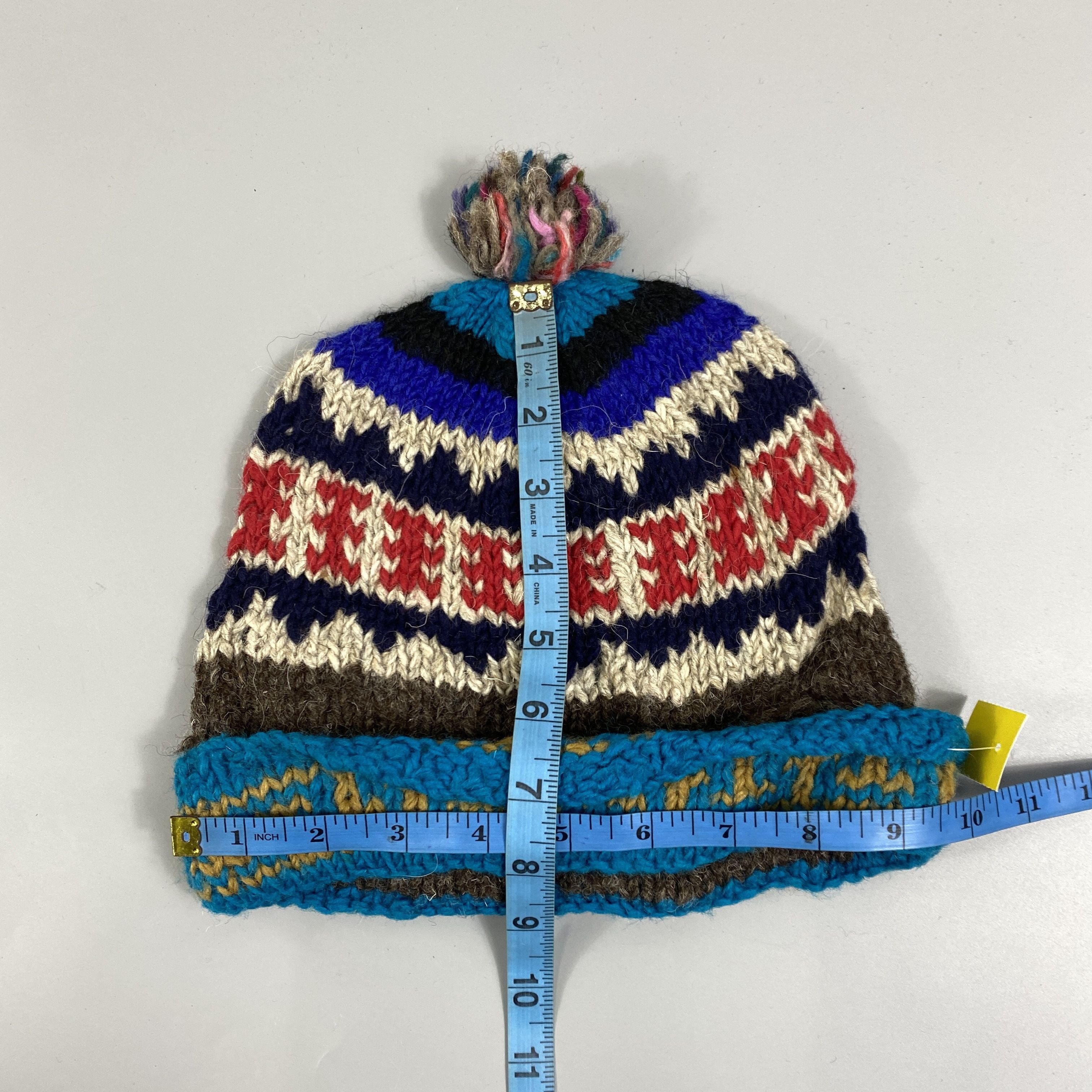 Japanese Brand Multicolor Pattern Snow Cap Beanie Hat -BN1162 Size ONE SIZE - 5 Thumbnail