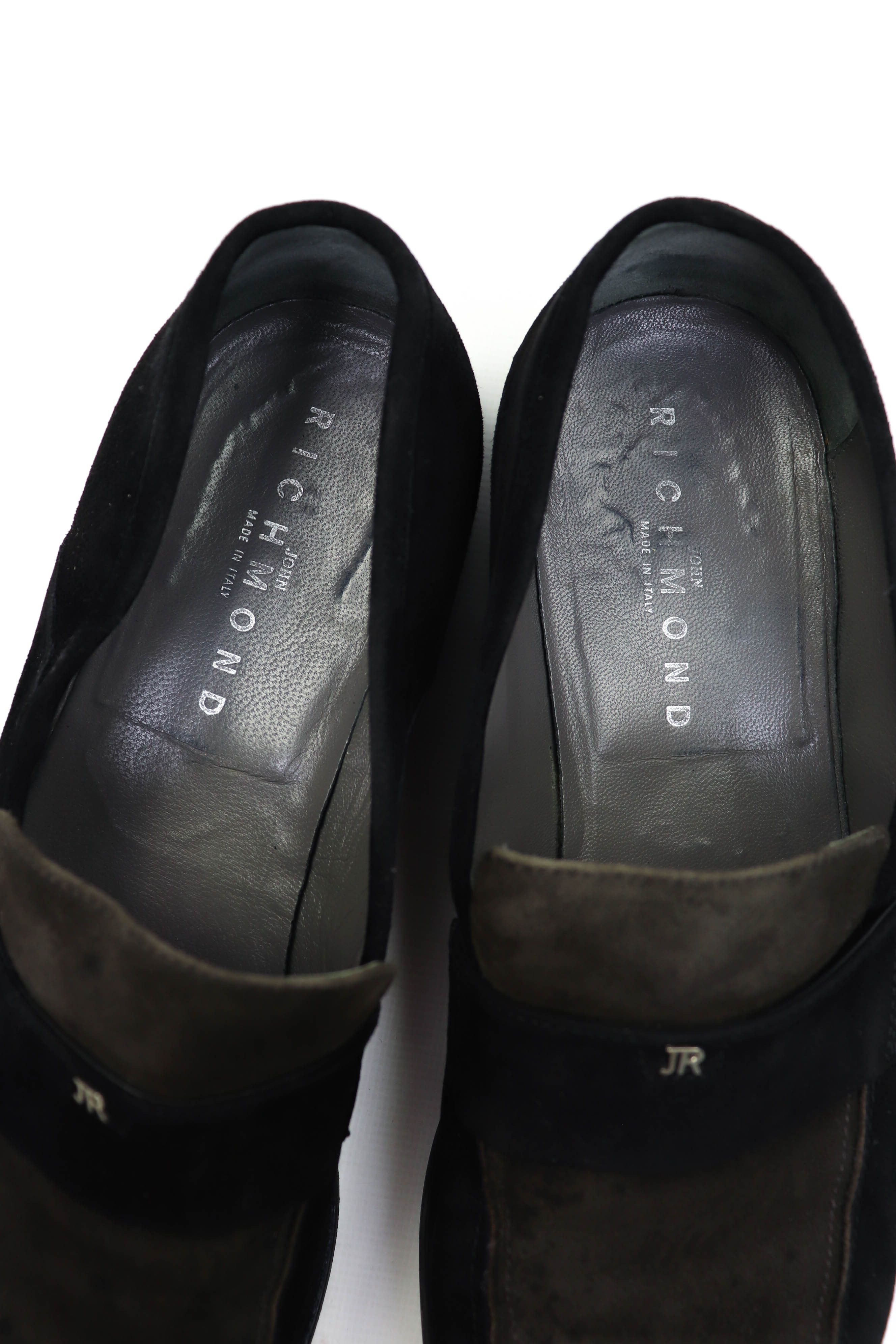 John Richmond Vintage John Richmond Black Suede Leather Loafers Shoes Size US 9.5 / EU 42-43 - 7 Thumbnail