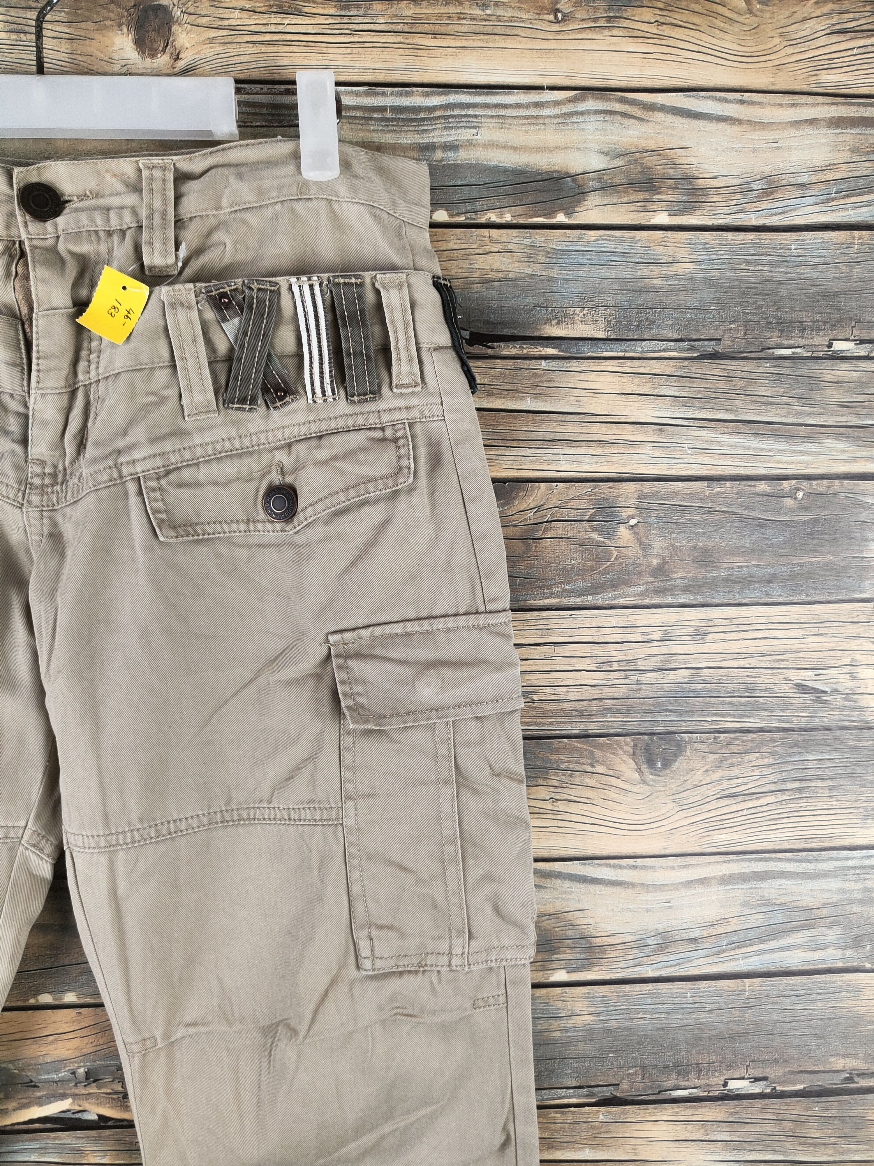 Japanese Brand DL Inner Groove Beige Multipocket Cargo Pants #46-183 Size US 32 / EU 48 - 5 Thumbnail