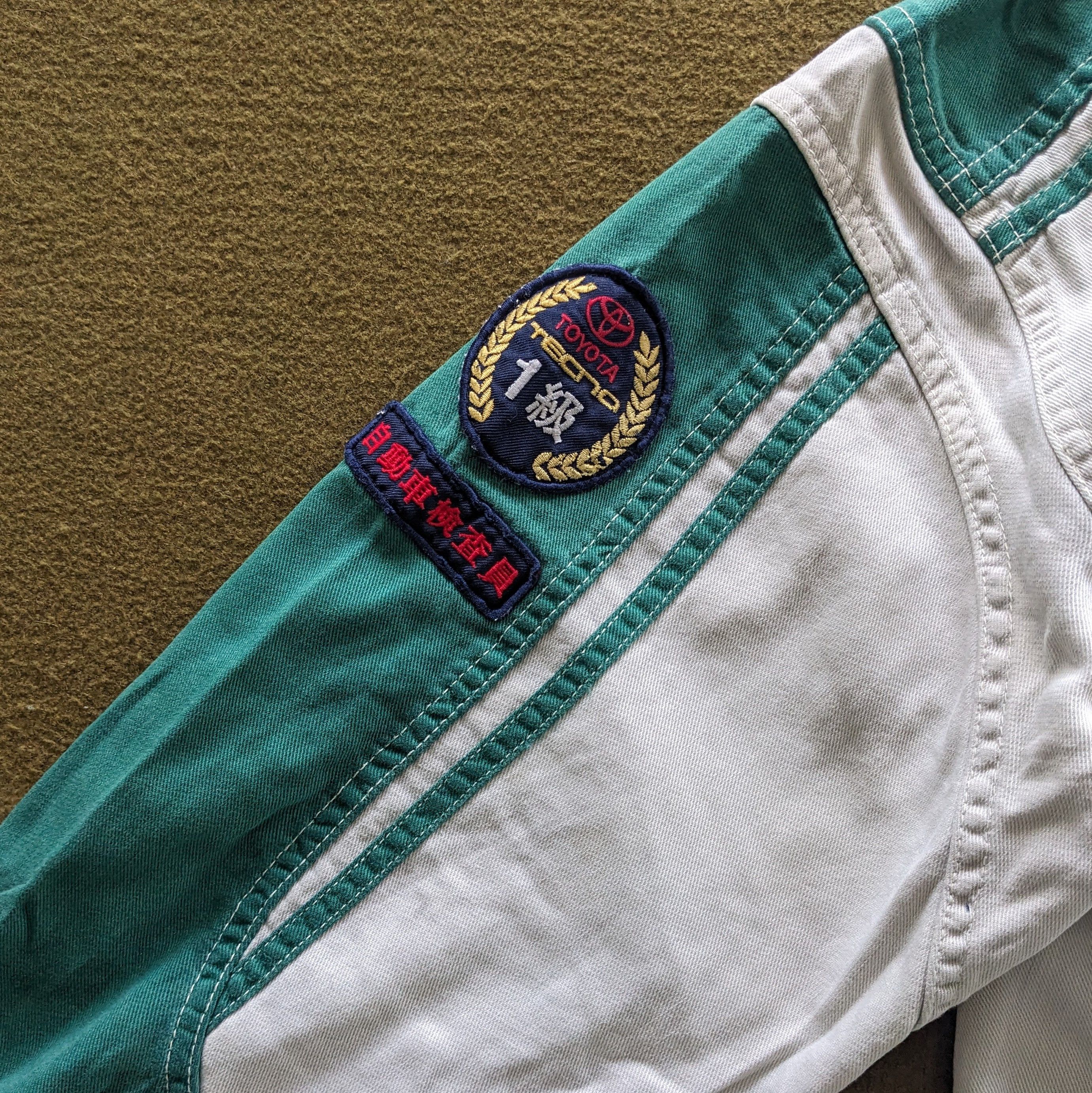 Vintage Vintage TOYOTA TOYOPET Tecno Racing Coverall Workwear Jacket Size US L / EU 52-54 / 3 - 5 Thumbnail