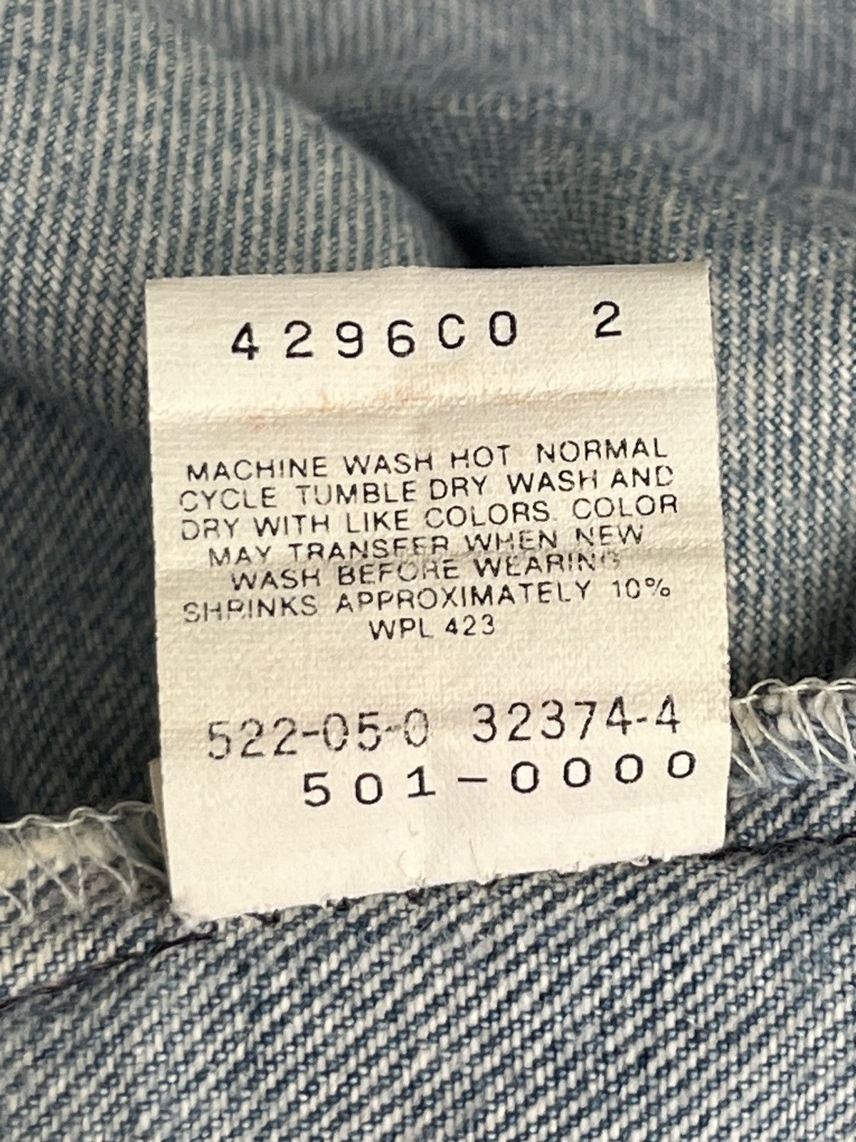 Levi's Vintage Clothing Vintage 90s Levis 501 USA Perfect Sun Faded Jeans Size US 30 / EU 46 - 21 Thumbnail