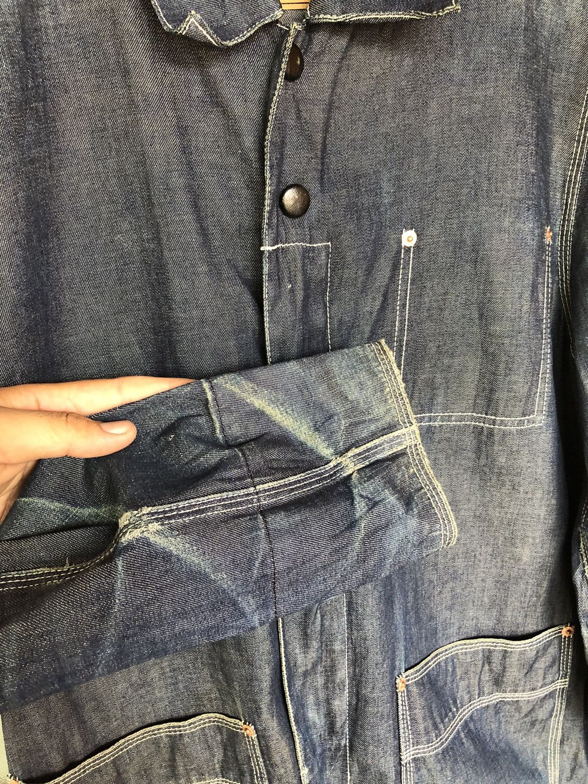 PPFM Vintage PPFM Denim Jacket Size US L / EU 52-54 / 3 - 7 Thumbnail