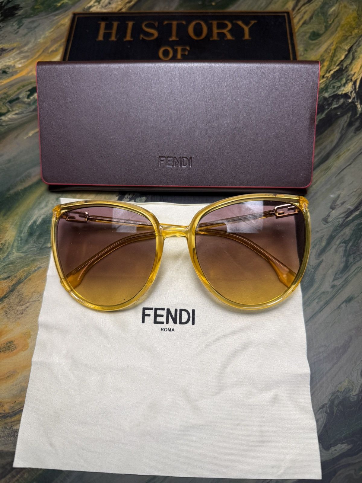 Fendi Logo Detail Sunglasses Size ONE SIZE - 1 Thumbnail
