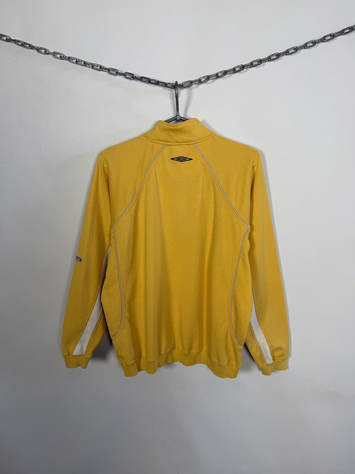 Umbro Umbro Vintage Sweatshirt 1/4 Zip Pullover Yellow Size S Size US S / EU 44-46 / 1 - 13 Thumbnail