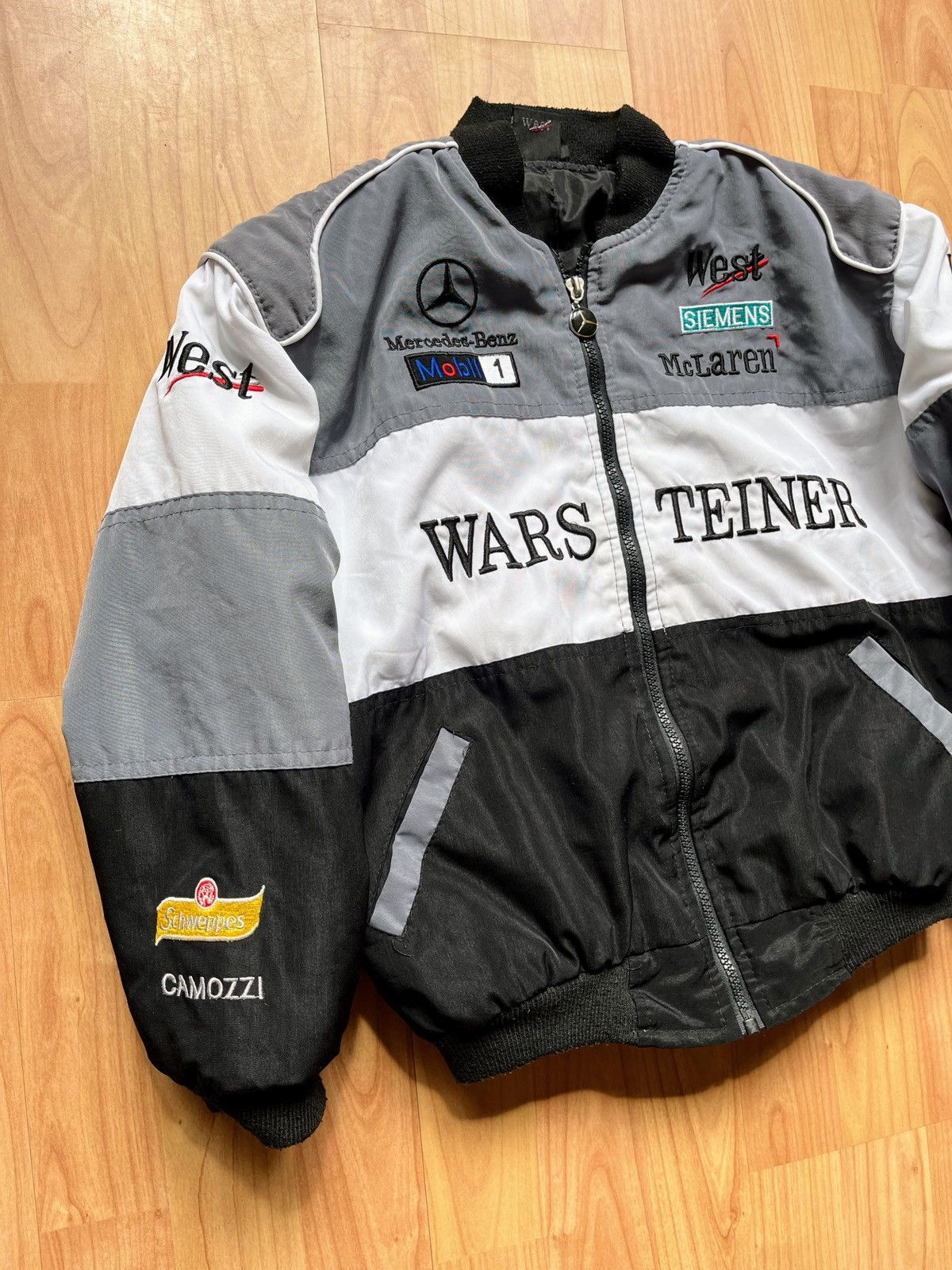 Formula 1 🔥Mercedes-Benz McLaren F1 Racing Promo Jacket Vintage 90s Size US XS / EU 42 / 0 - 4 Thumbnail