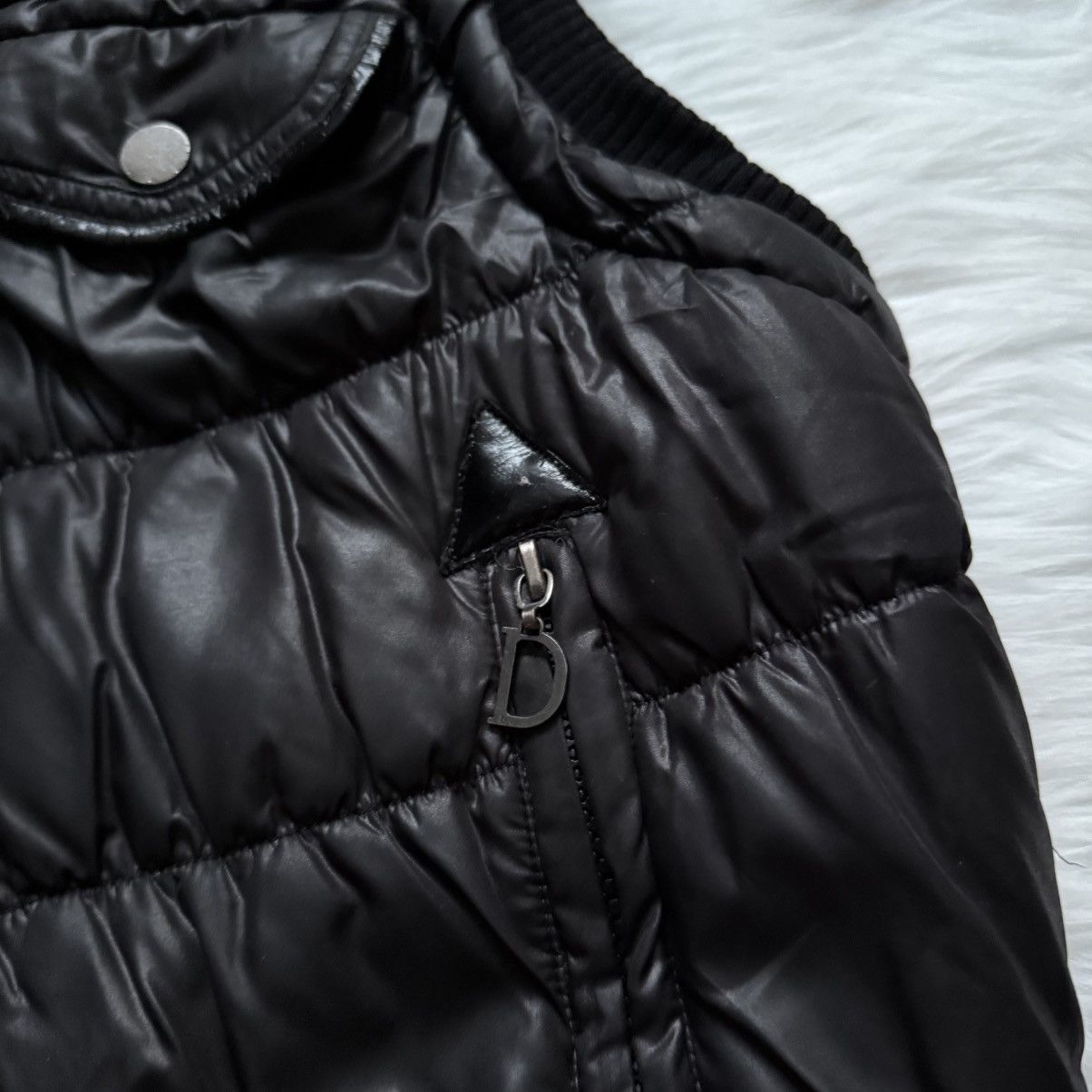 If Six Was Nine 📌 Vintage Max Blue Y2K 00s Fur Hood Black Vest Size S / US 4 / IT 40 - 4 Thumbnail
