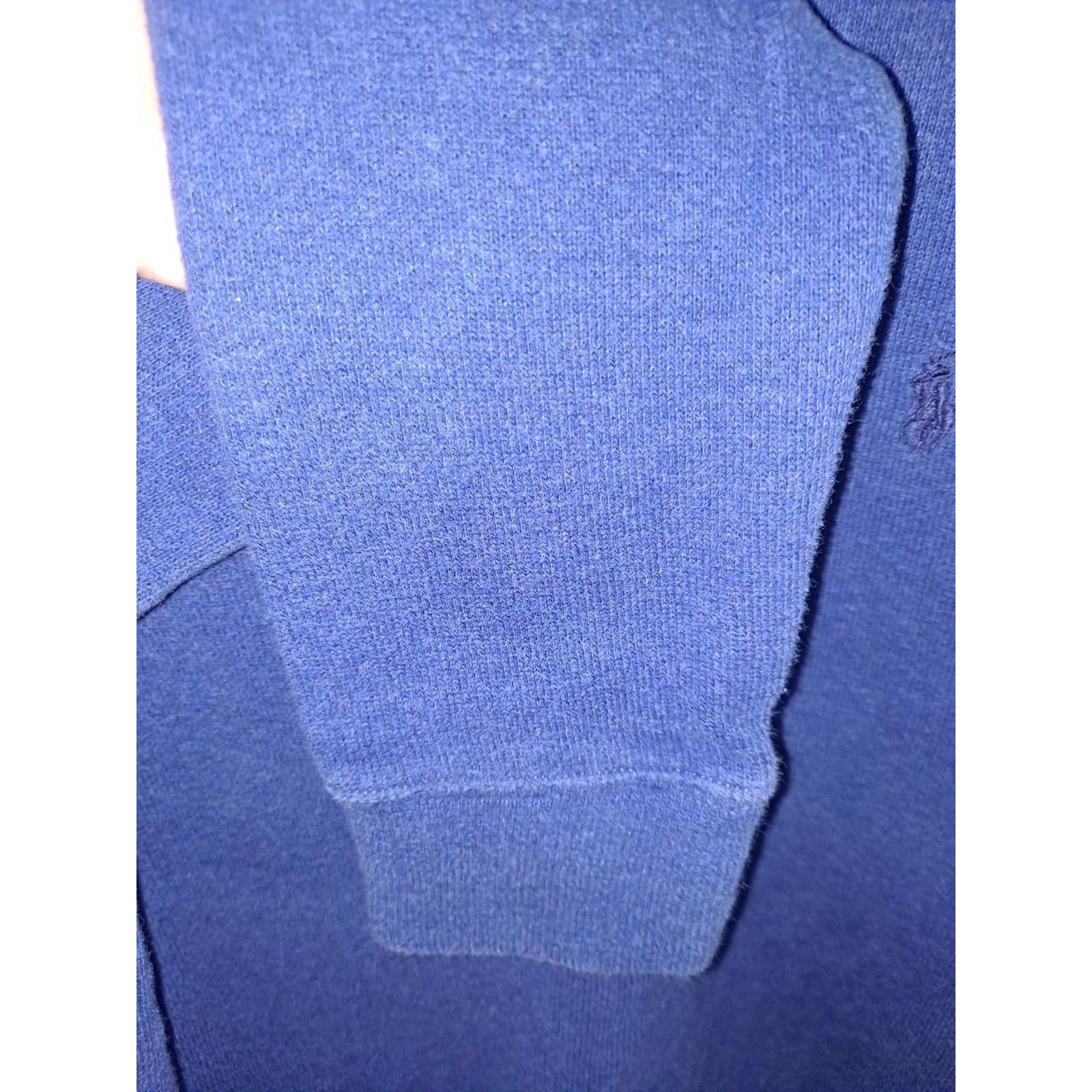 Polo Ralph Lauren Polo Ralph Lauren 1/4 Zip Blue with Blue Logo Sweater Size X Size US XS / EU 42 / 0 - 5 Thumbnail