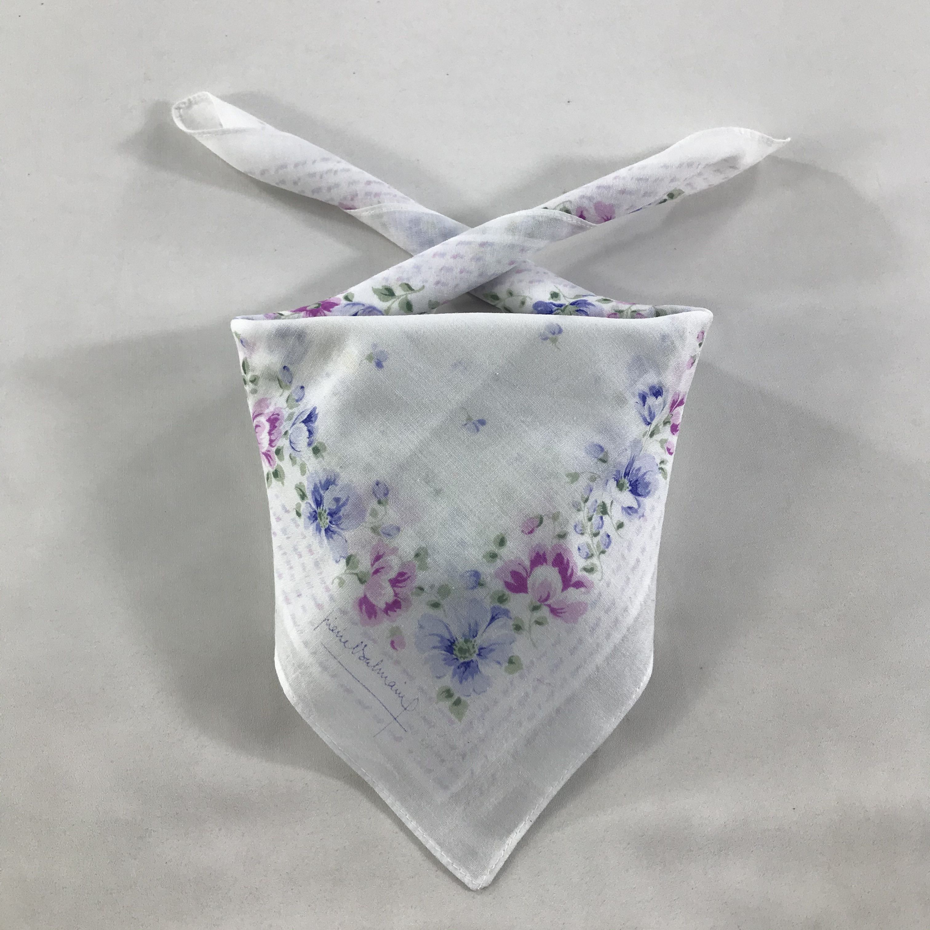 Pierre Balmain × Vintage Pierre Balmain bandana / Handkerchief / Neckerchief - S1876 Size ONE SIZE - 3 Thumbnail