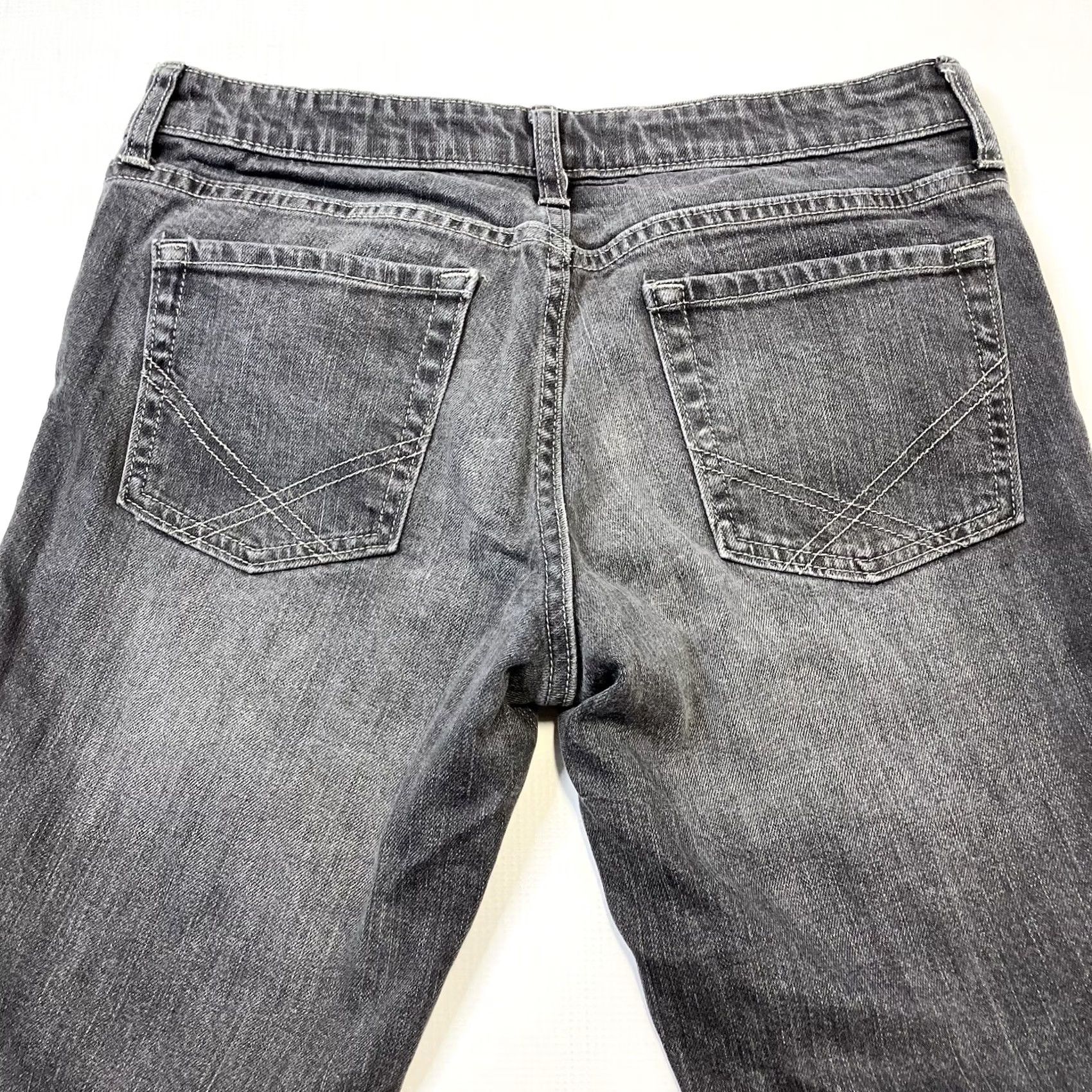 Gap Gap Premium Skinny Jeans Size 28 Ankle Charcoal Gray 28” Inseam Womens Regular 5-Pocket Denim Distressed Belt Loops Low Rise Size 28" / US 6 / IT 42 - 6 Thumbnail