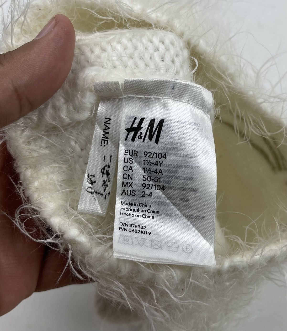 H&M × Japanese Brand h&m cute cat face beanie tc35 Size ONE SIZE - 5 Thumbnail