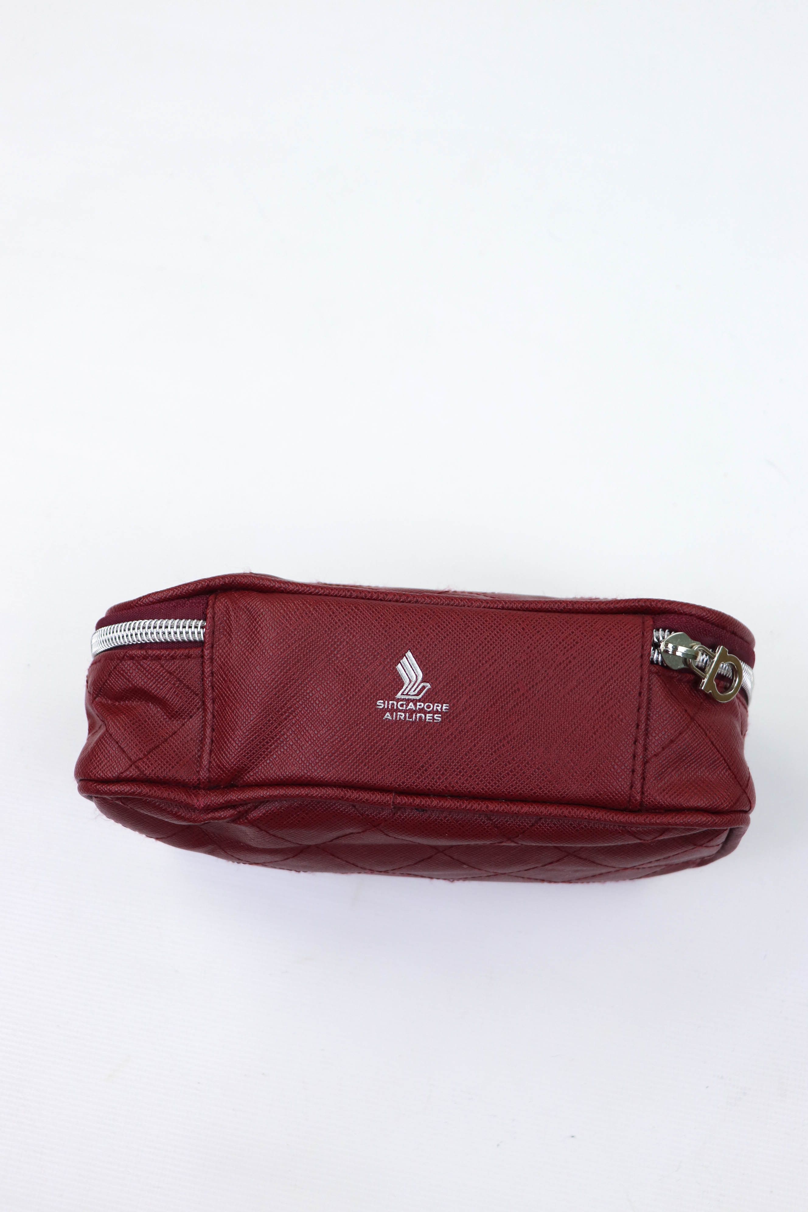 Salvatore Ferragamo Salvatore Ferragamo Parfums Singapore Airlines Red Zip Pouch Size ONE SIZE - 8 Thumbnail