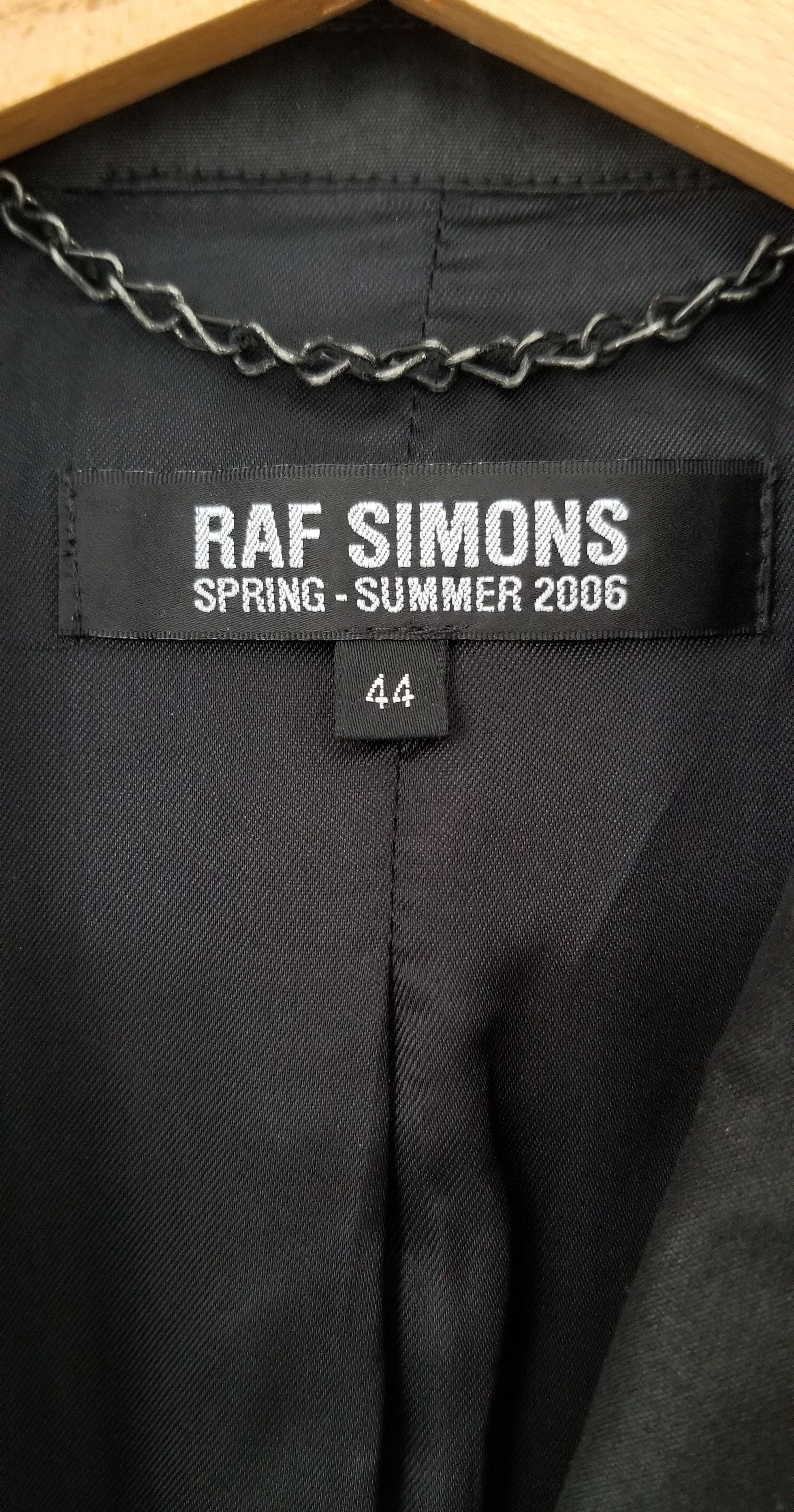 Raf Simons Raf Simons Sateen Black Suit Jacket Blazer 44 XS Size 34R - 6 Thumbnail