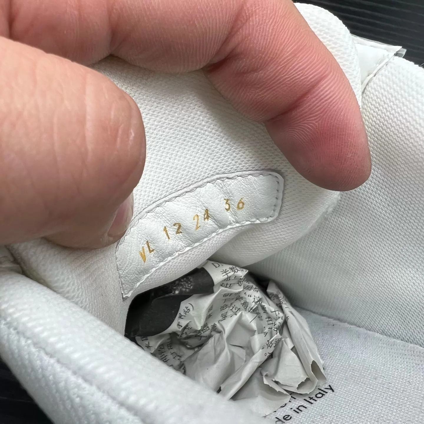 Louis Vuitton LV Trainer New Gray White Denim 36 Size US 5.5 / IT 35.5 - 7 Thumbnail