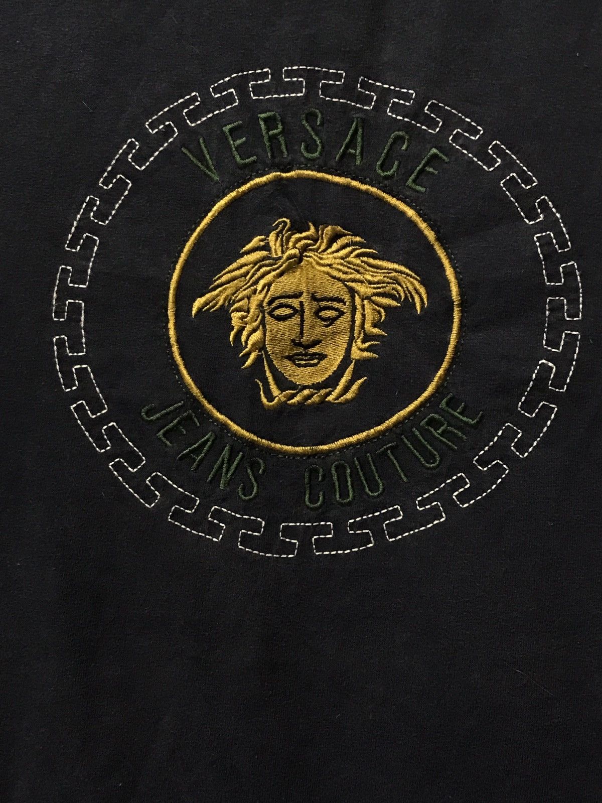 Versace × Versace Jeans Couture × Vintage Vintage Versace Jeans Couture Big LogoT-Shirt 90s Size US L / EU 52-54 / 3 - 2 Thumbnail