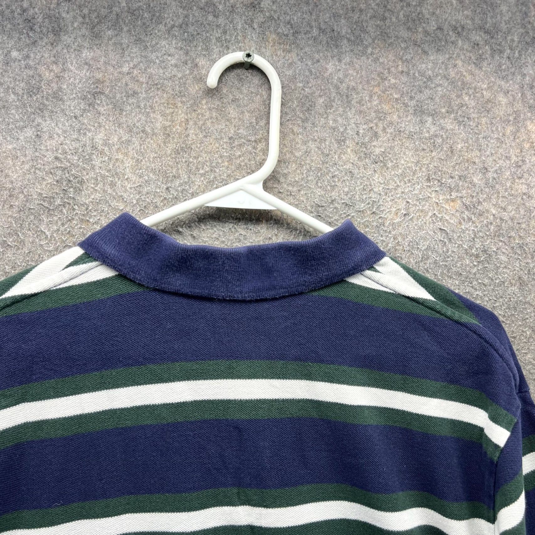 Polo Ralph Lauren VINTAGE Polo by Ralph Lauren Polo Shirt Mens XL Blue Stripe Pony Casual Tall Polo Shirt Mens XL Blue Stripe Pony Logo Casual Size US XL / EU 56 / 4 - 7 Thumbnail