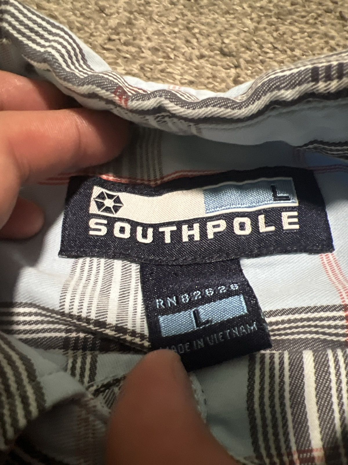 Southpole × Vintage Vintage Boxy SouthPole Button Up Shirt Size L Size US L / EU 52-54 / 3 - 4 Thumbnail