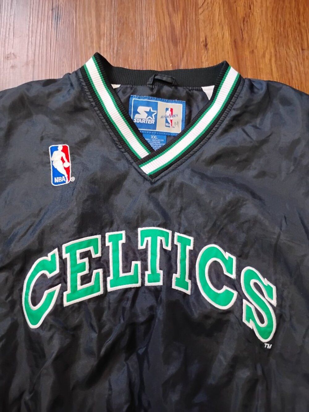 Starter Vintage STARTER Boston Celtics Pullover Jacket Size US XXL / EU 58 / 5 - 1 Thumbnail