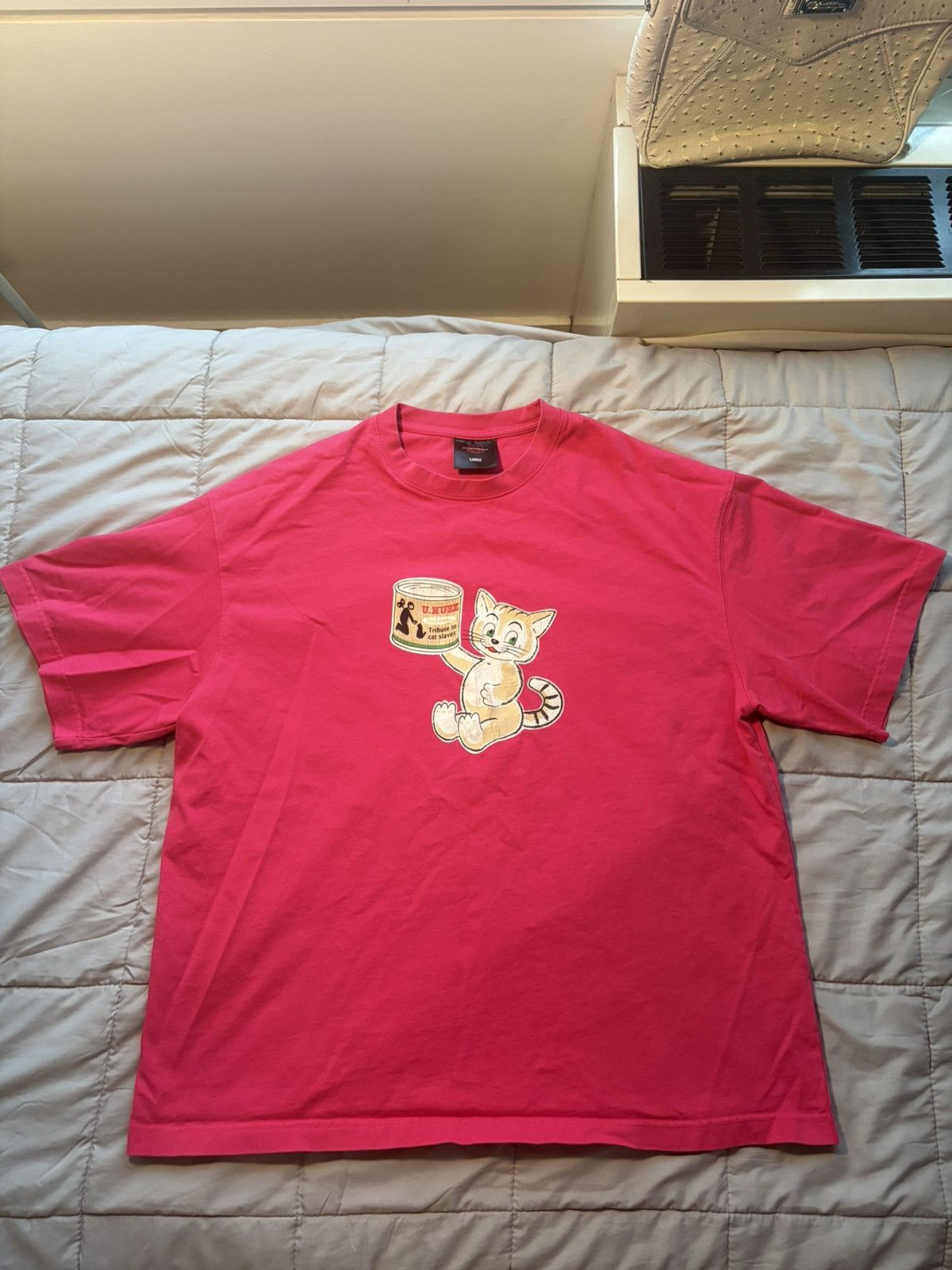 Other UHUZZ Bright Pink Cat Graphic Tee Size US L / EU 52-54 / 3 - 1 Thumbnail