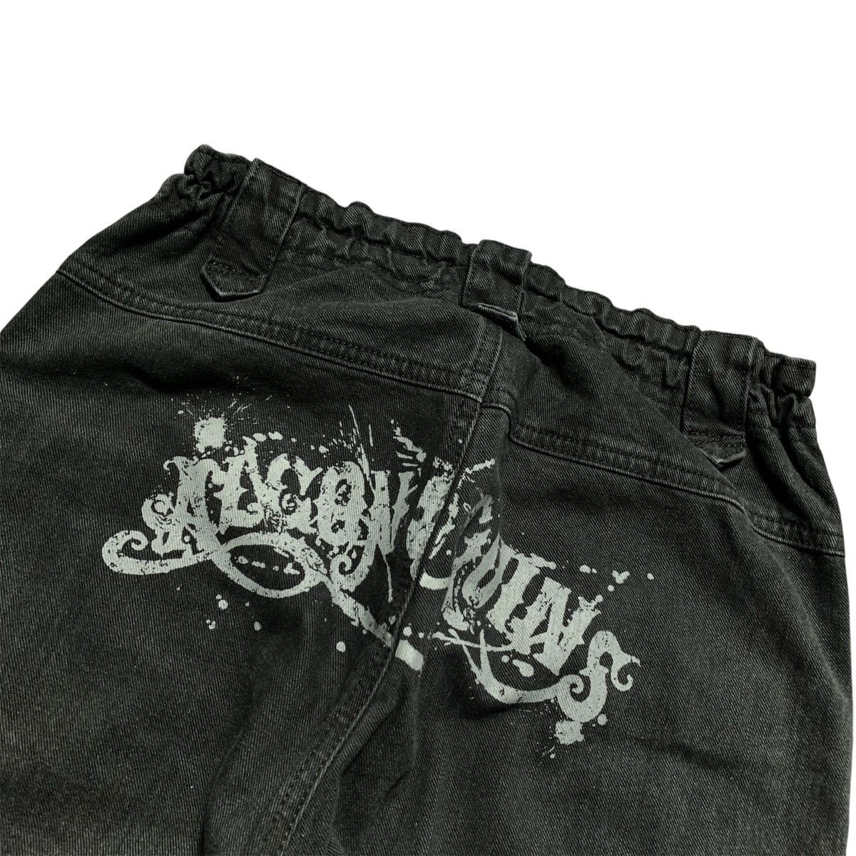 Japanese Brand Algonquins Scrunch Pants Distressed Print On The Butt Size US 30 / EU 46 - 2 Thumbnail