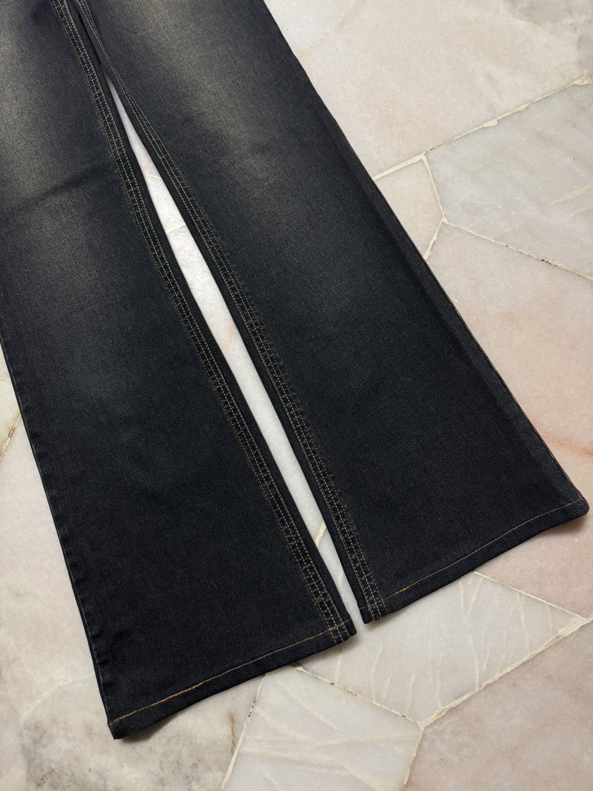 Tornado Mart flared darkwash archive japanese denim Size US 28 / EU 44 - 9 Thumbnail