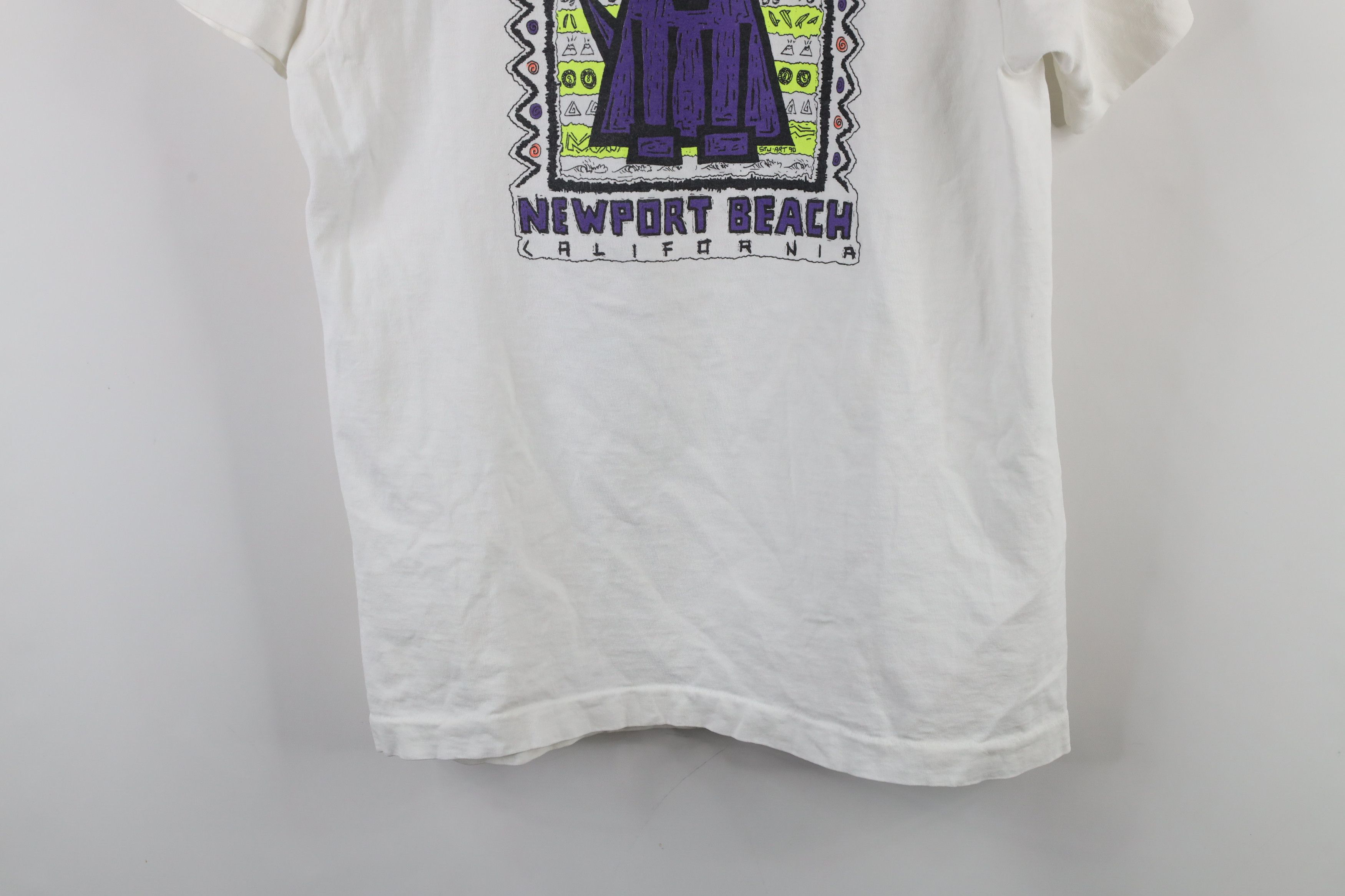 Vintage Vintage 90s Streetwear Lynchs Newport Beach Dog T-Shirt USA Size US L / EU 52-54 / 3 - 15 Thumbnail