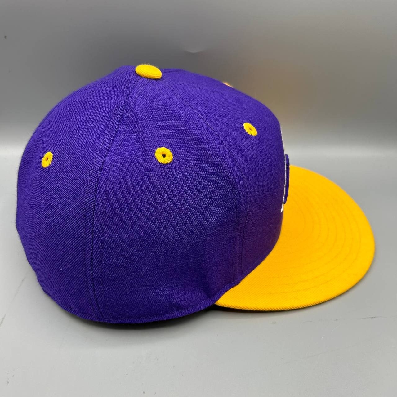 Mitchell & Ness Los Angeles LA Lakers Hat Men 7 1/4 NBA Fitted Cap Wool Size ONE SIZE - 4 Thumbnail
