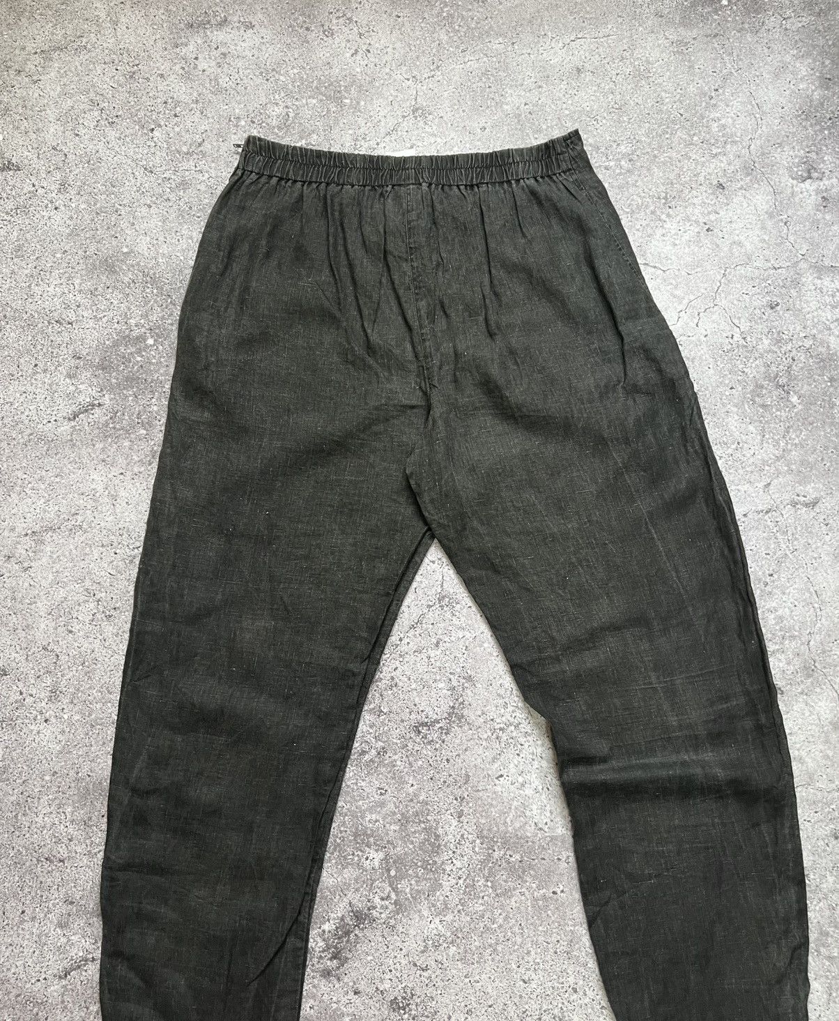 Japanese Brand × OSKA Oska Baggy Linen Pants Trousers Gray Size 26" / US 2 / IT 38 - 14 Thumbnail
