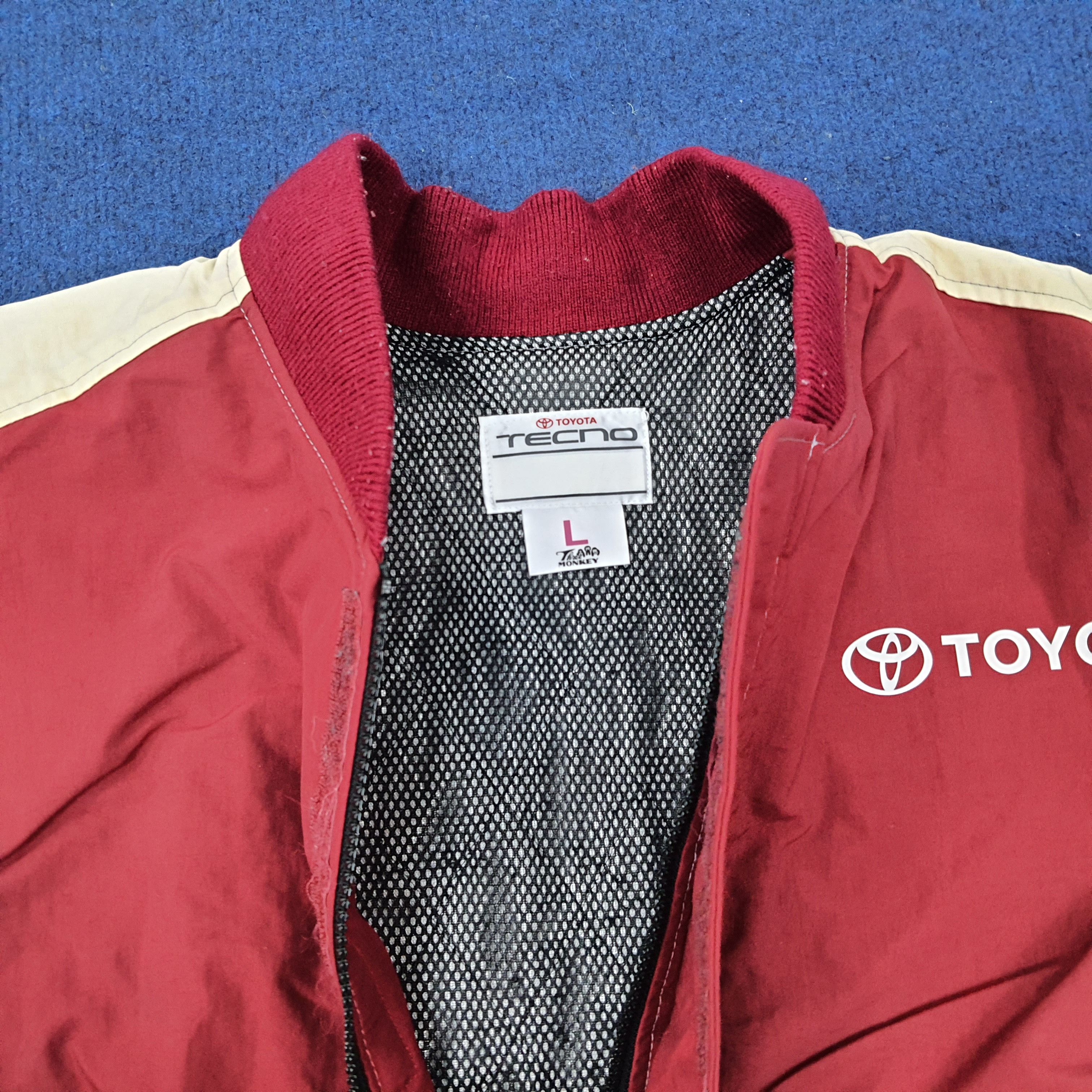 Other Vintage Toyota Tecno Japan Motorsports Racing Jacket C240N18 Size US XL / EU 56 / 4 - 5 Thumbnail