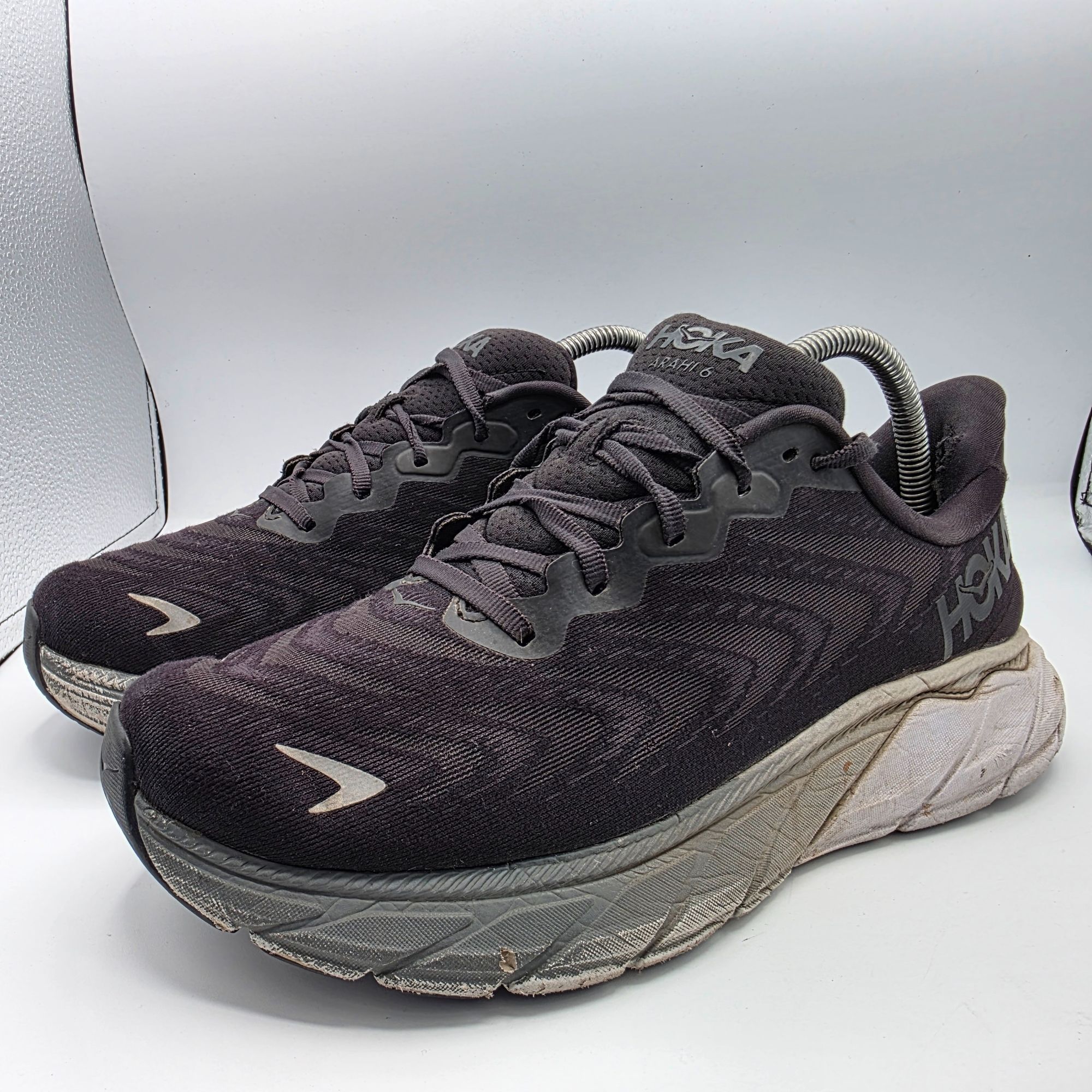 Hoka Hoka One One Arahi 6 Mens Size 9.5 D Black Athletic Shoes Ru Size US 9.5 / EU 42-43 - 4 Thumbnail
