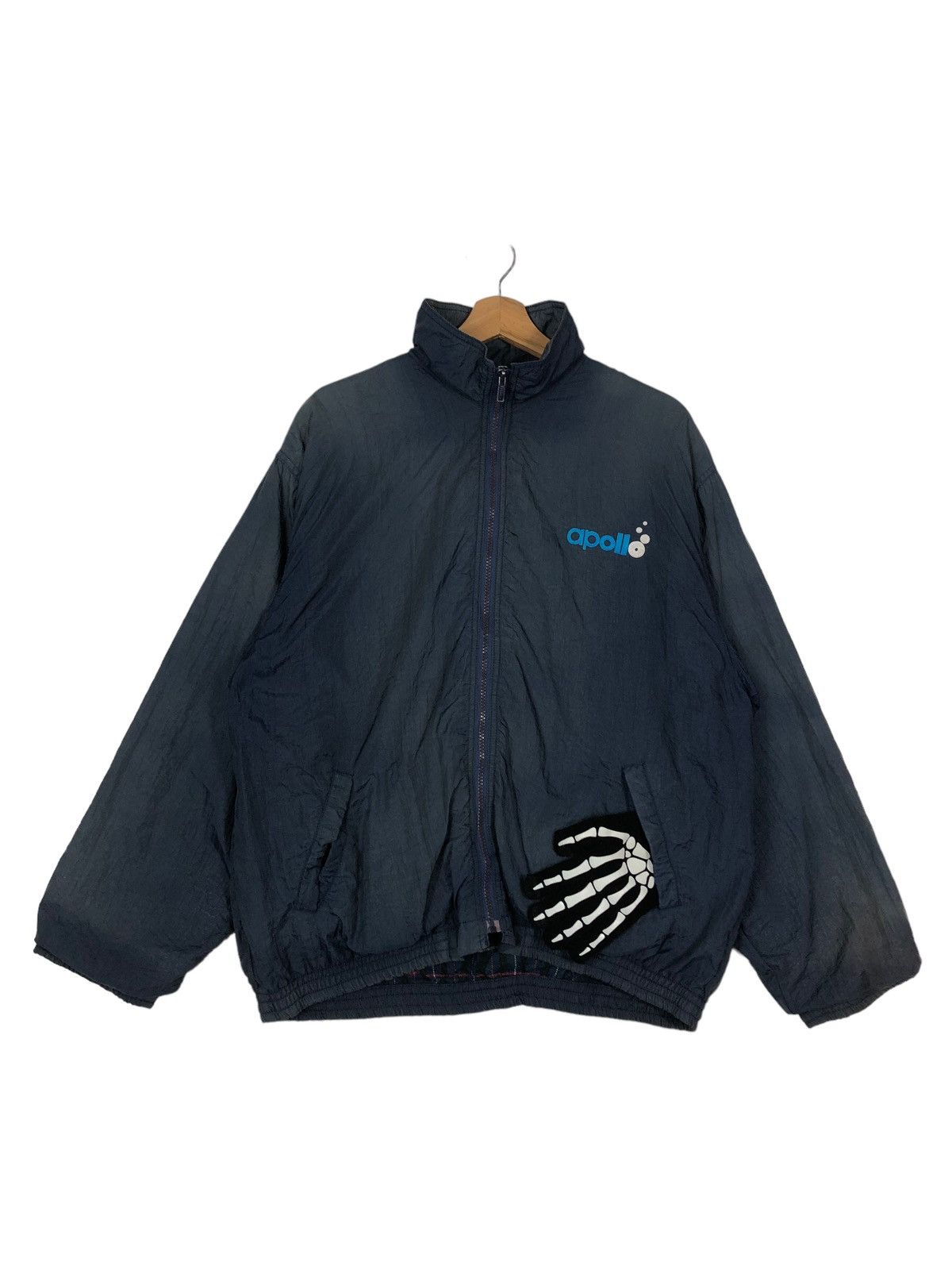 Japanese Brand 🔥90s Vintage Apollo Sports Original Bomber Jacket Spell Out Size US M / EU 48-50 / 2 - 1 Thumbnail
