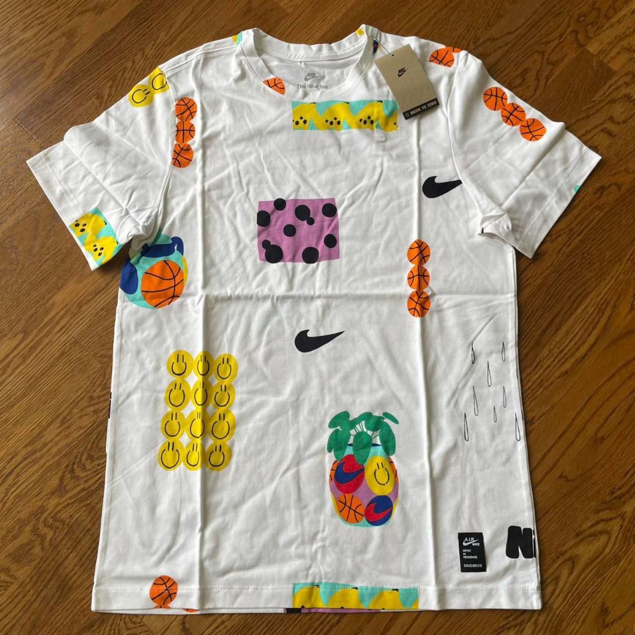 Nike Large Parra Inspired Shirt A.I.R. Max90 ORGANIC COTTON White Size US L / EU 52-54 / 3 - 1 Thumbnail