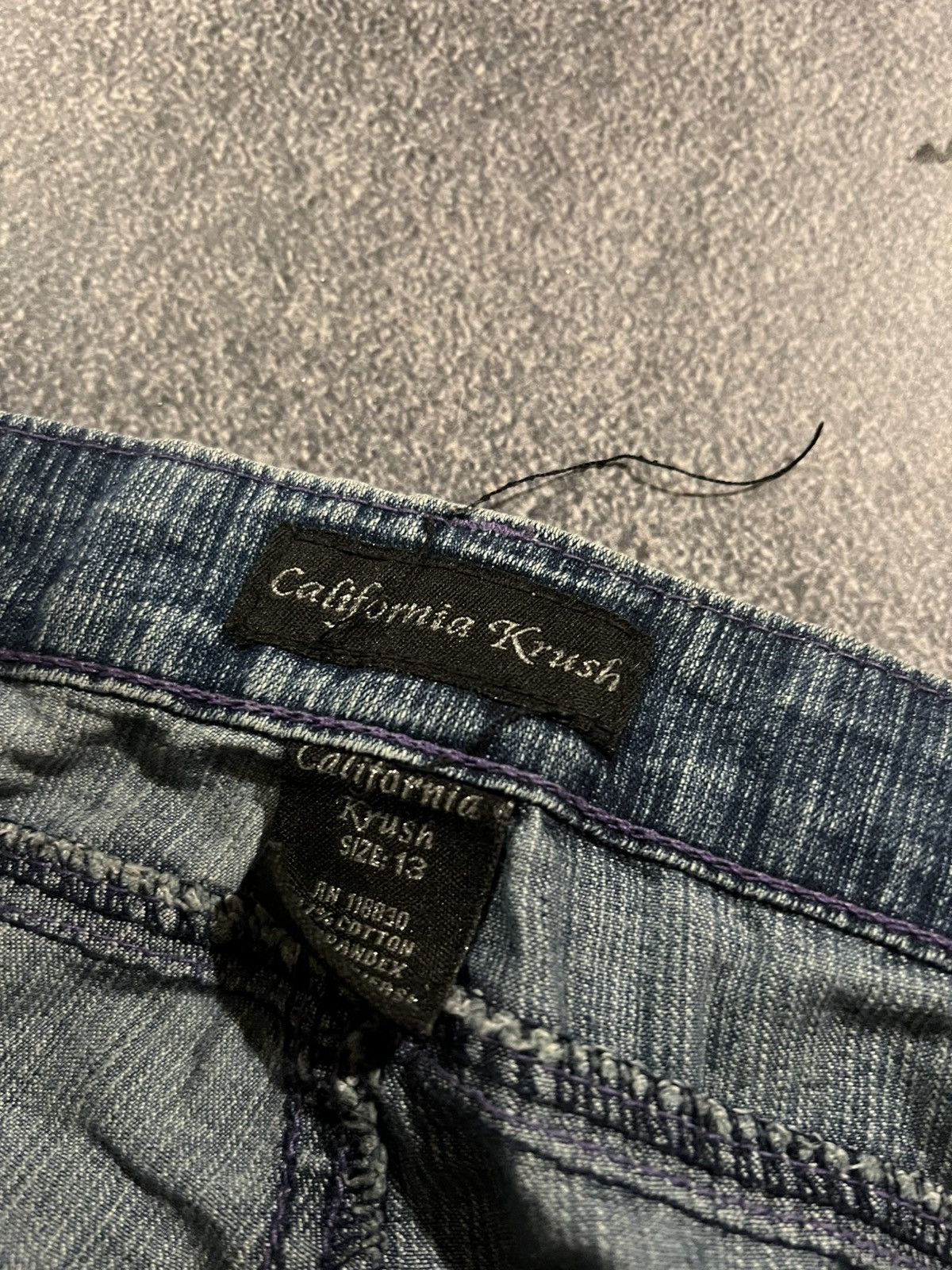 Vintage RARE Balenciaga Style Baggy Glamour Jeans / Archive Y2K Size US 36 / EU 52 - 6 Thumbnail