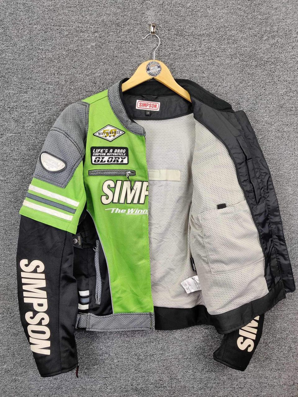 Vintage Vintage Simpson Racing Team Motorcycle Jacket Size US M / EU 48-50 / 2 - 10 Thumbnail