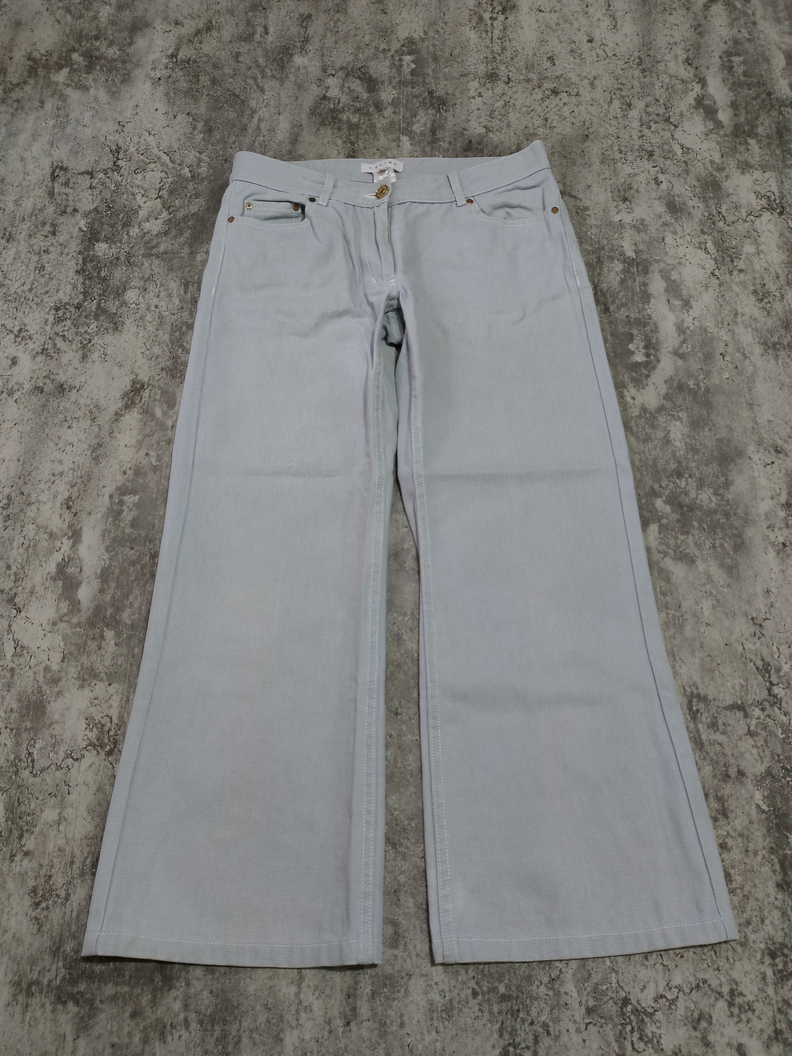Celine Celine Modele Depose Croppeds jeans Size 29" - 5 Thumbnail