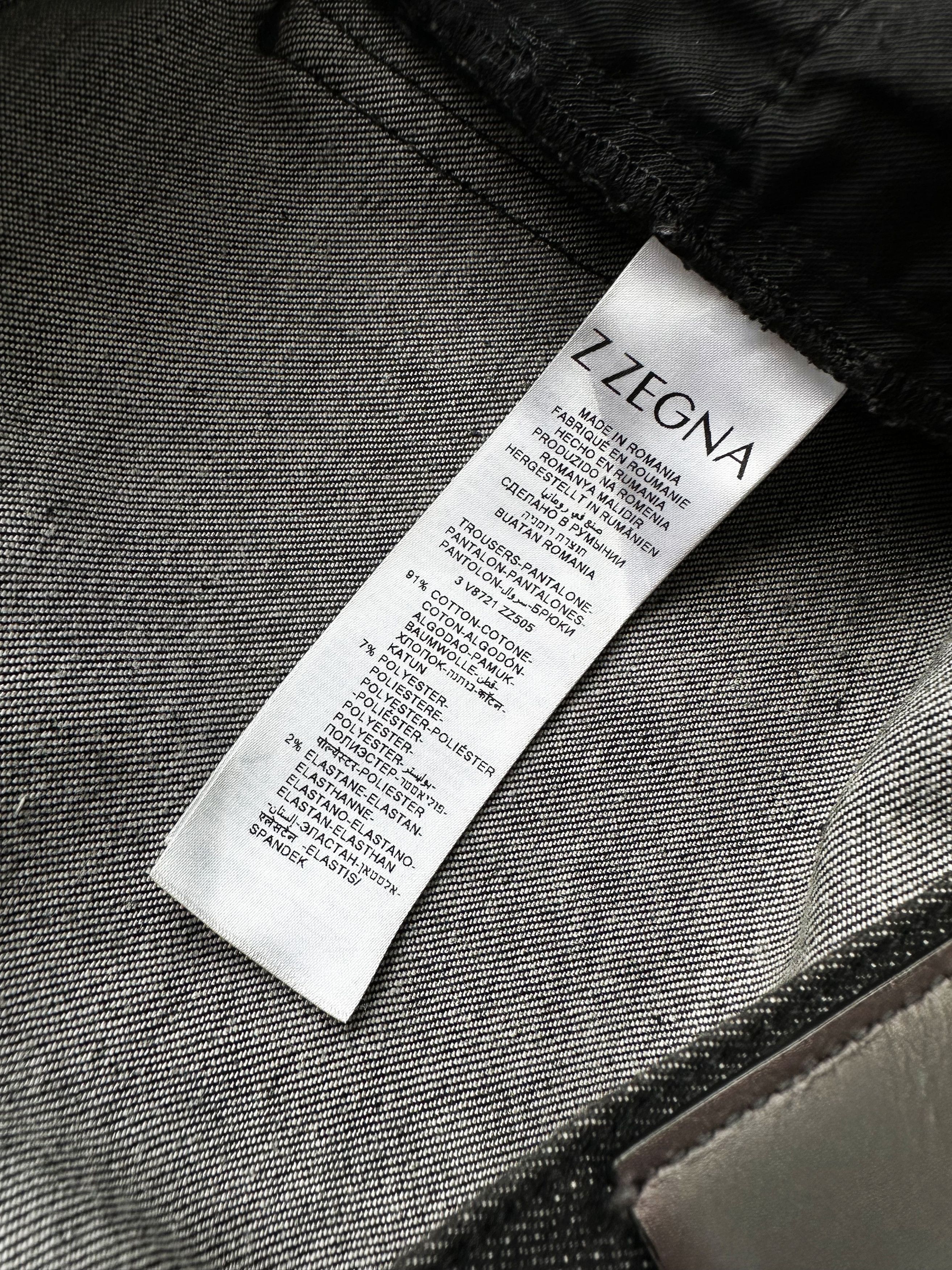 Z Zegna Ermenegildo Zegna black denim pants Size US 38 / EU 54 - 10 Thumbnail