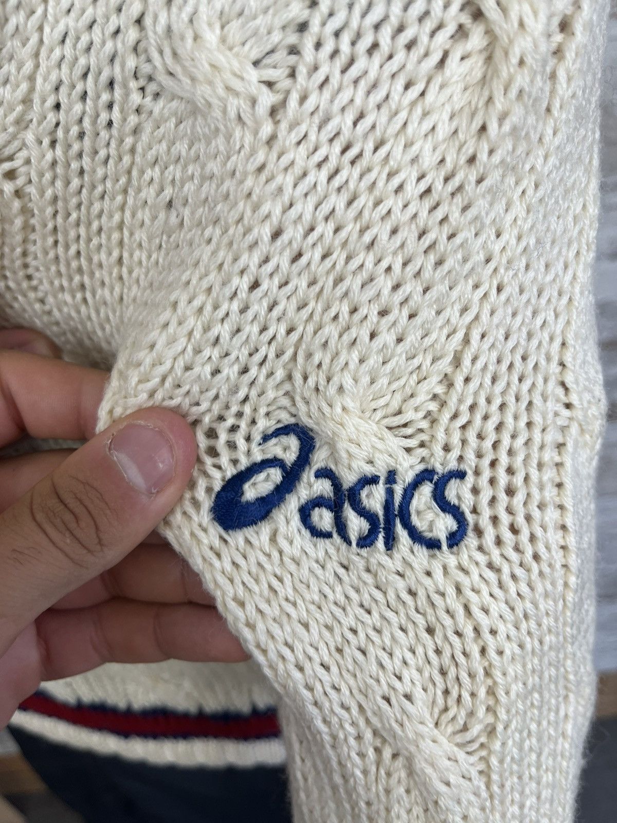 Asics Rare VINTAGE Asics Sweater England soocer football XL Size US XL / EU 56 / 4 - 25 Thumbnail