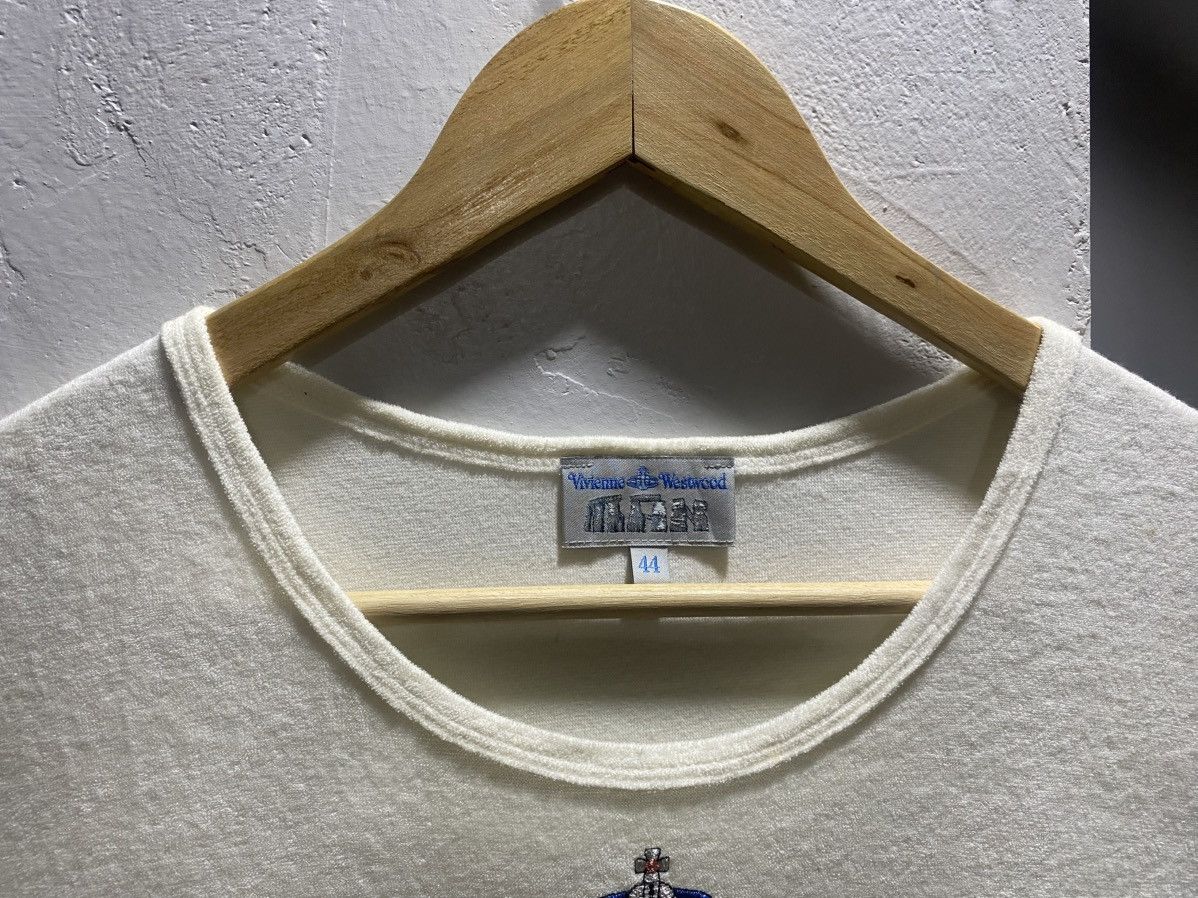 Vivienne Westwood Vintage Vivienne Westwood Man Embroidered Logo T-shirt Size US S / EU 44-46 / 1 - 5 Thumbnail
