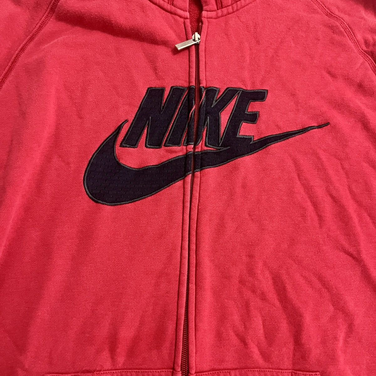 Nike Vintage Nike Hoodie Mens Spell Out Embroidered Swoosh Zip Up Size US XXL / EU 58 / 5 - 2 Thumbnail