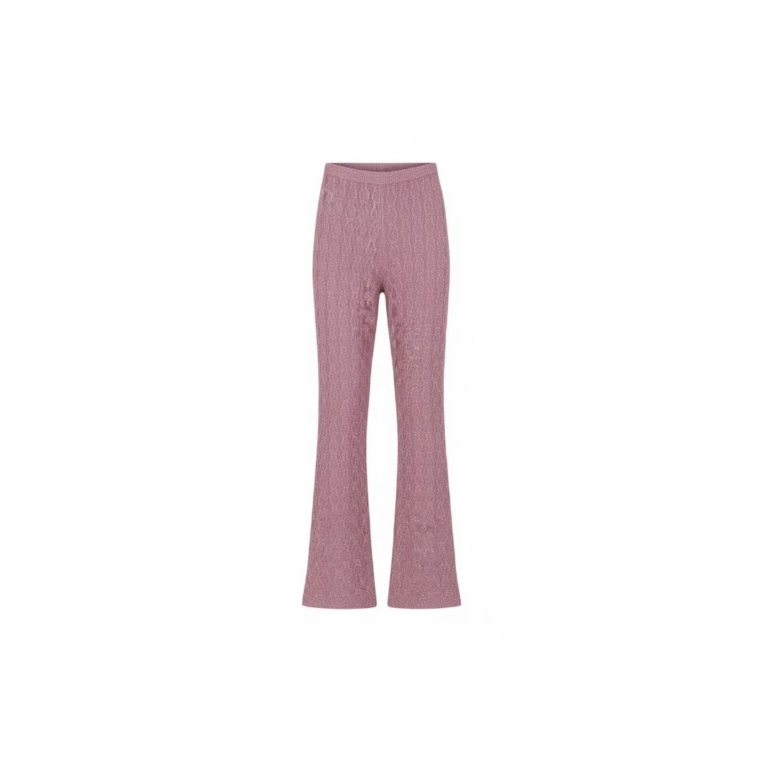 Gucci o1s1wg111025 Knitted Slim-Fit Trousers in Pink Size 30" / US 8 / IT 44 - 1 Thumbnail
