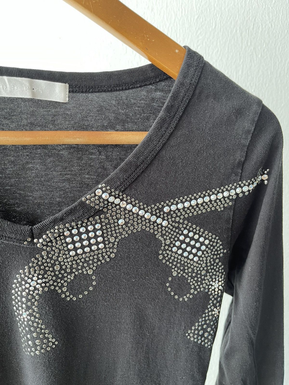 If Six Was Nine 2000s Roarguns Swarovski Long Sleeve A2 Size US XXS / EU 40 - 4 Thumbnail
