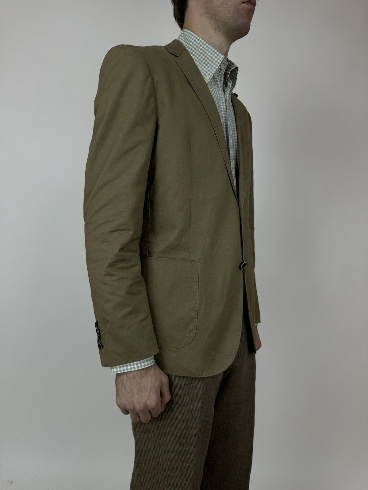 Chevignon Chevignon Sport Cotton Blazer Jacket Unlined Toscana Pockets Size 54R - 2 Thumbnail