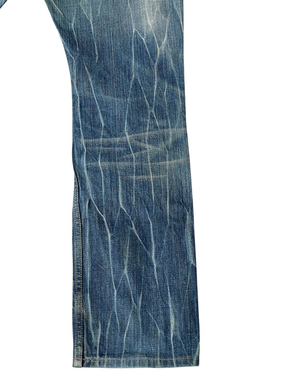 Japanese Brand Rattle Trap Early 2000 Faded Blue Distressed Denim Jeans Size US 31 - 7 Thumbnail