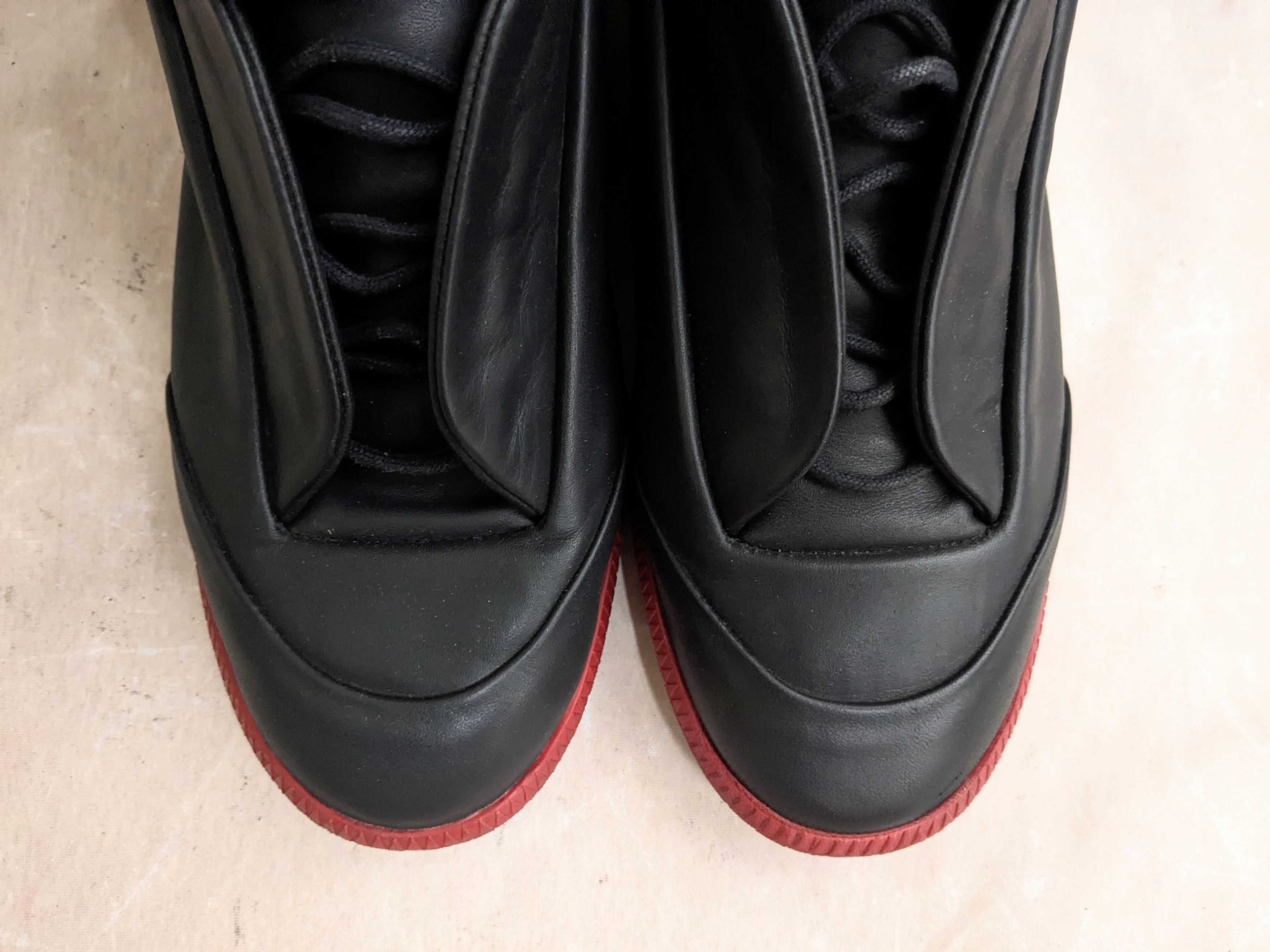 Maison Margiela Maison Margiela Future High Top Sneakers Black Red 10 43 Size US 10 / EU 43 - 3 Thumbnail
