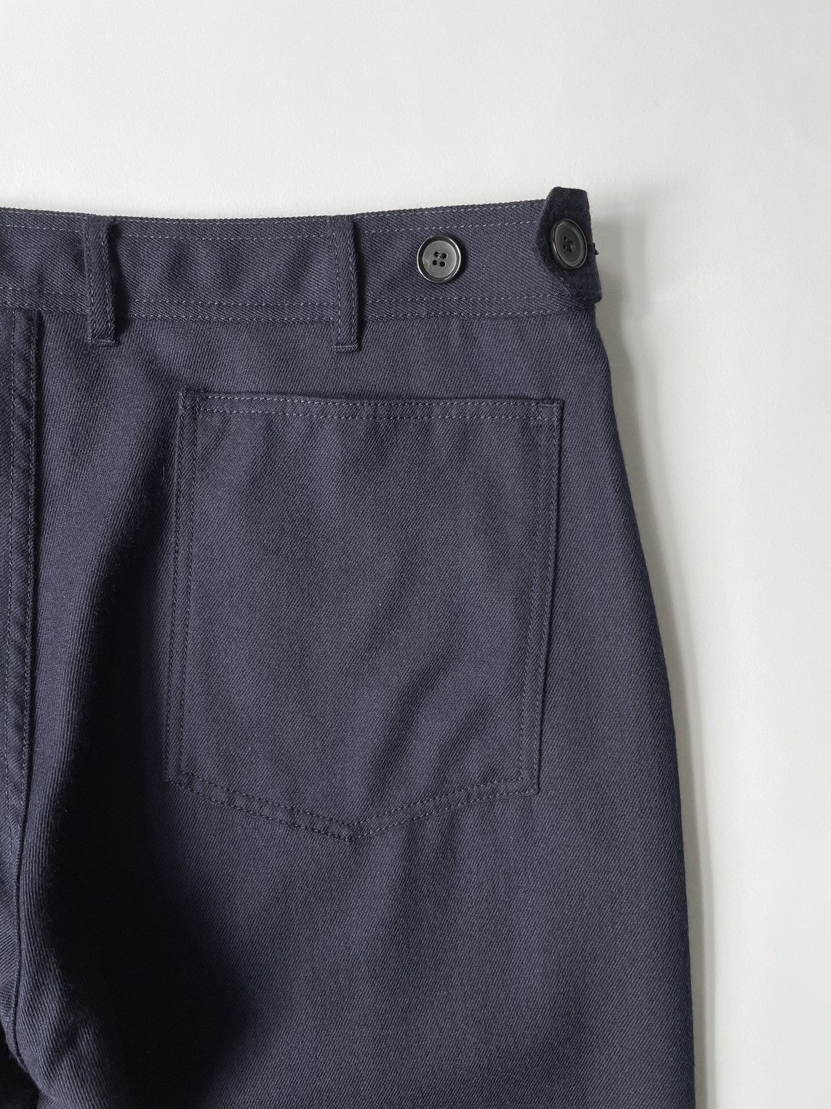 Comme des Garcons Dark Blue Wool Utility Trousers Size US 36 / EU 52 - 14 Thumbnail
