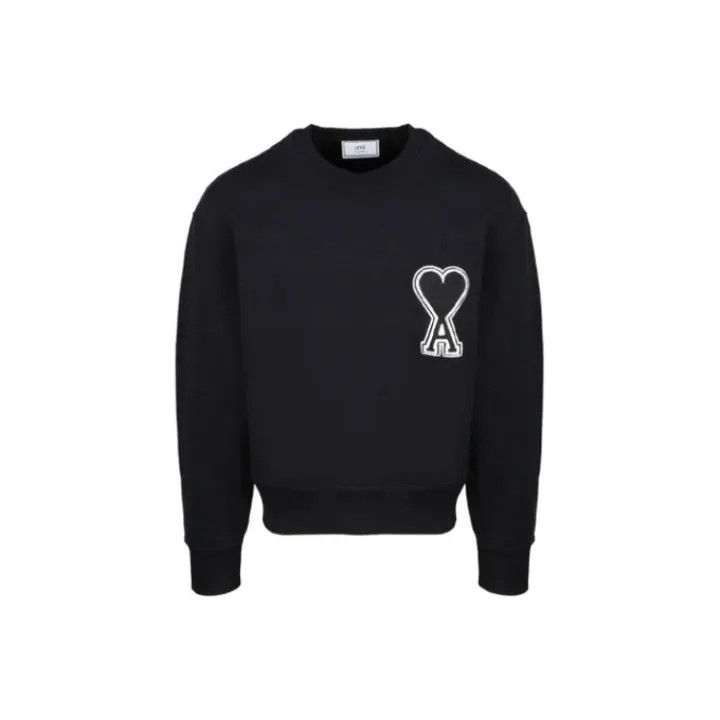 AMI AMIPARIS Heart Graphic Long Sleeve Sweatshirt 0079 Size US M / EU 48-50 / 2 - 1 Thumbnail