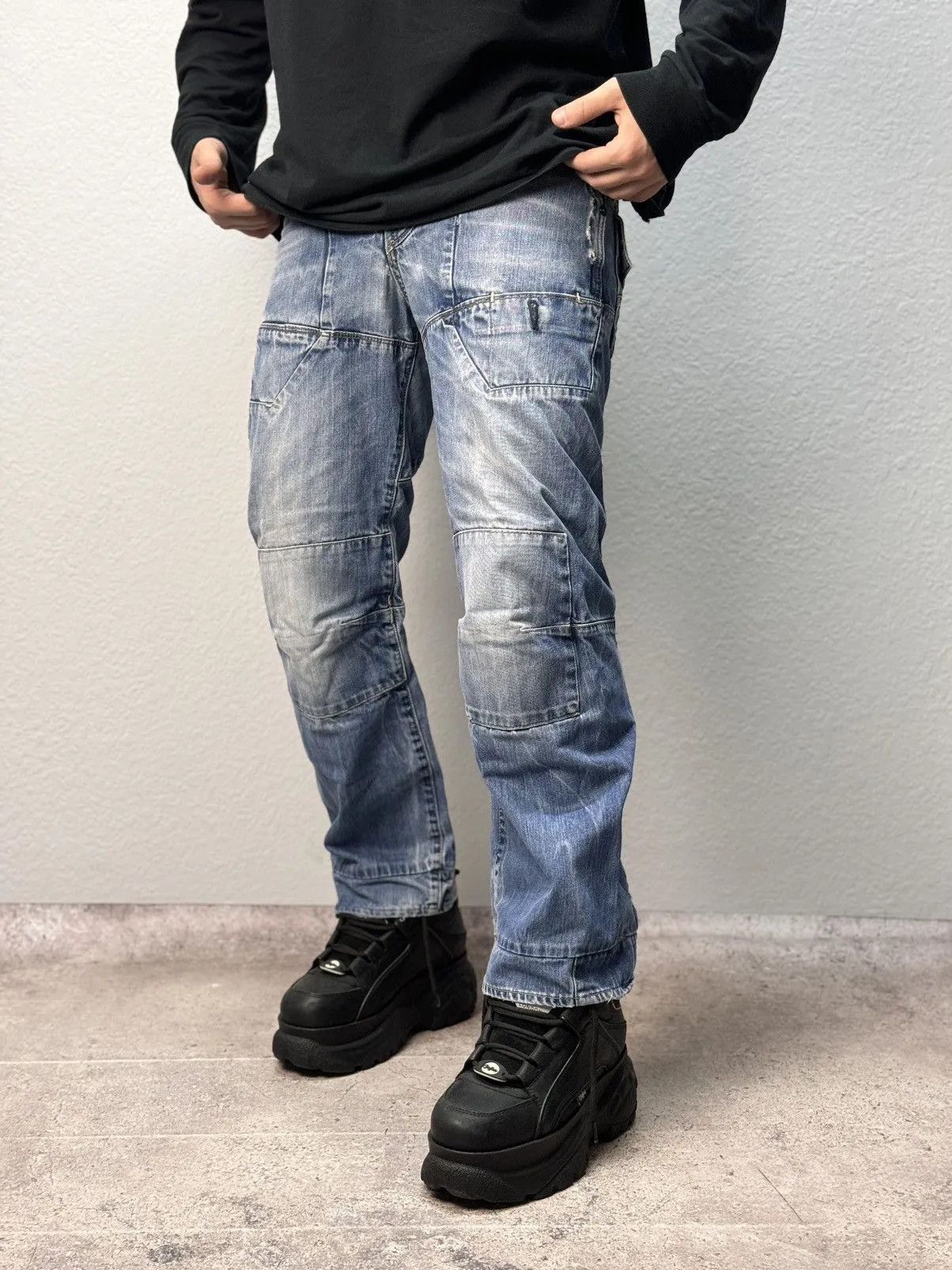 If Six Was Nine × Yohji Yamamoto VTG Yohji Yamamoto Junya Watanabe Style Bondage Cargo Pants Size US 30 / EU 46 - 1 Thumbnail