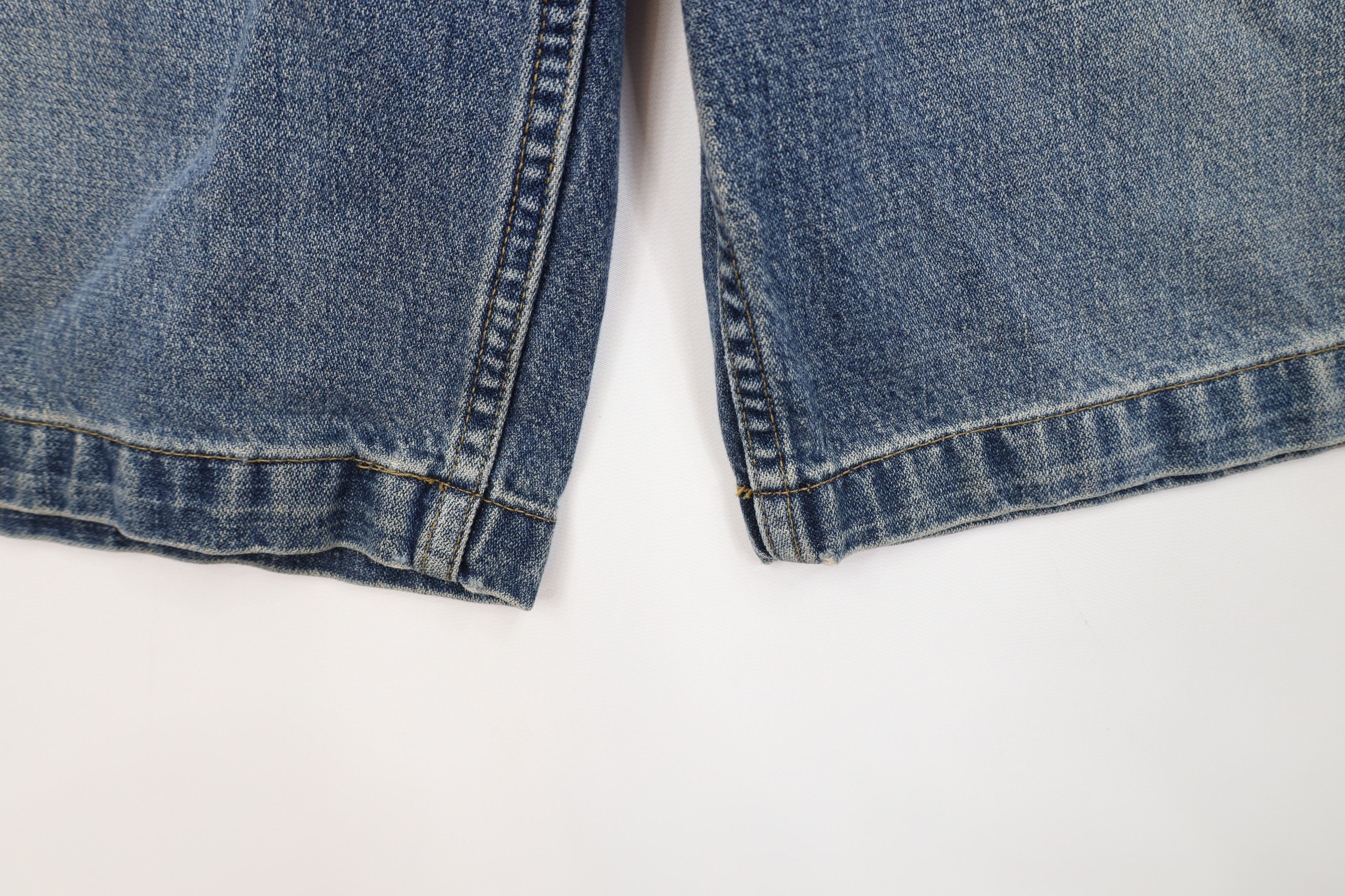 Vintage Vintage 90s Streetwear Baggy Fit Dungaree Denim Shorts Jorts Size US 36 / EU 52 - 5 Thumbnail