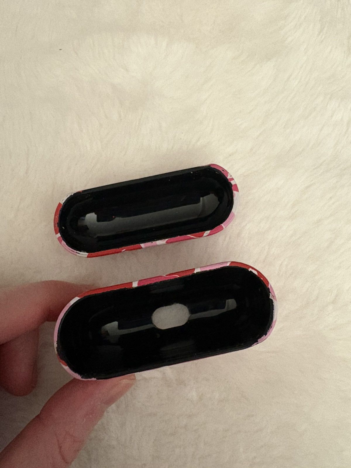 Bape BAPE ABC Camo Airpods Case Pink Size ONE SIZE - 4 Thumbnail